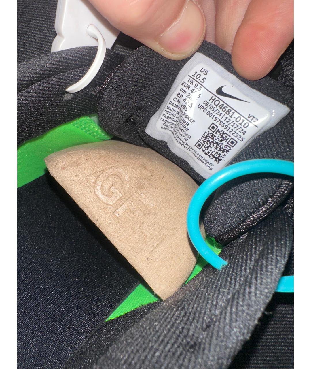 NIKE Зеленые низкие кроссовки / кеды, фото 8