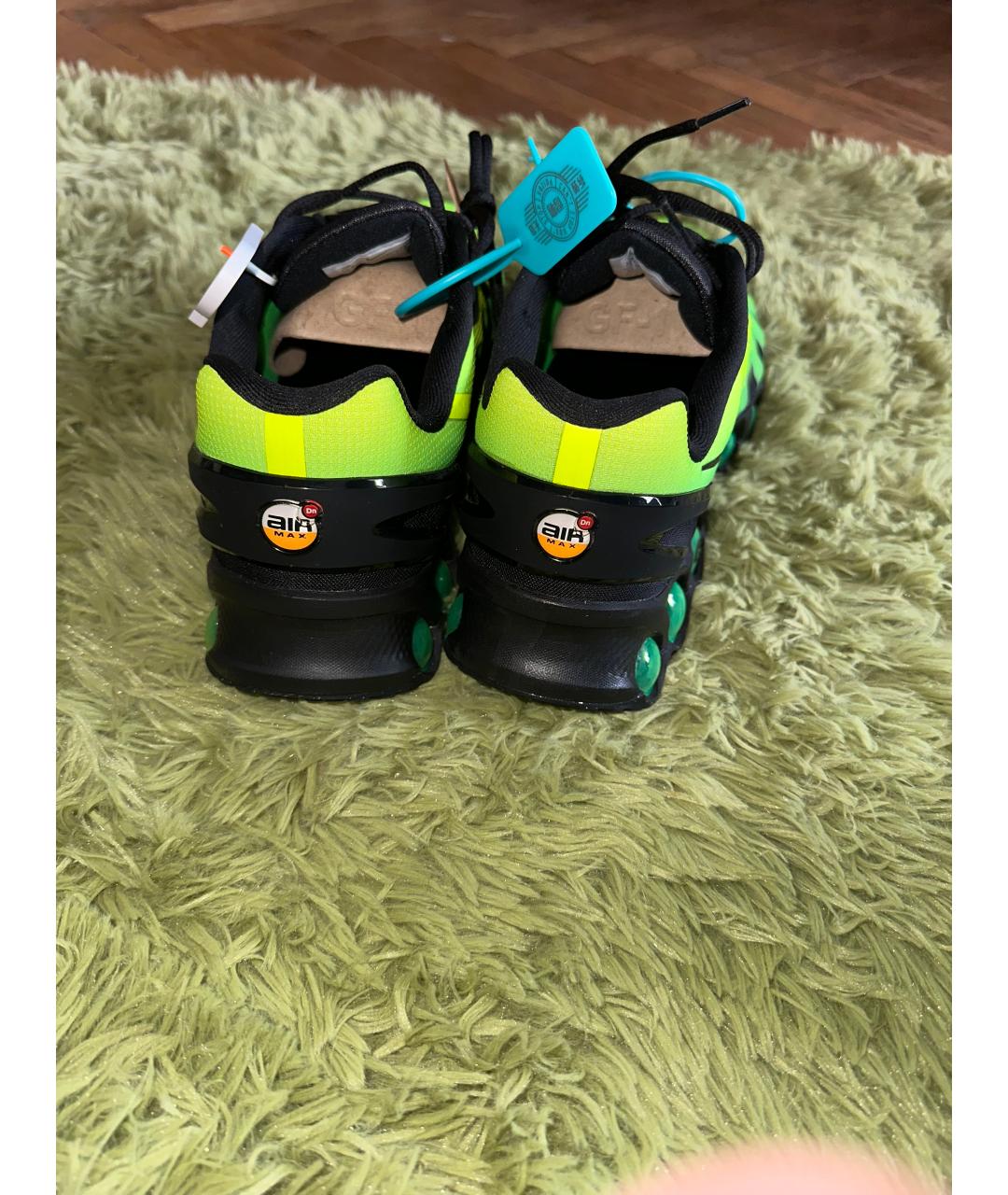 NIKE Зеленые низкие кроссовки / кеды, фото 4