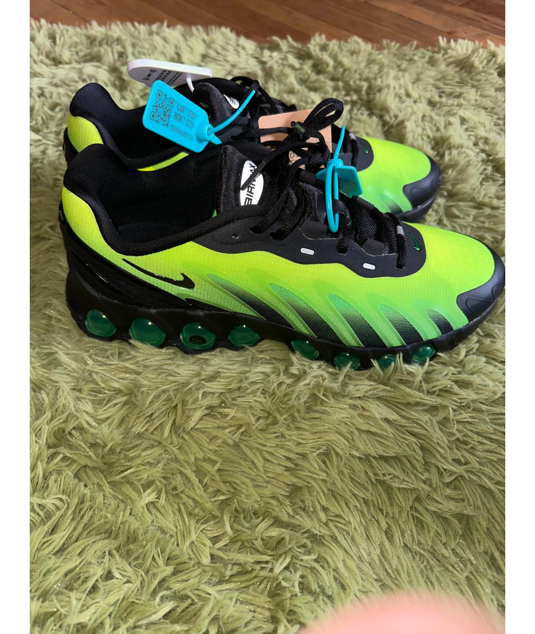 NIKE Зеленые низкие кроссовки / кеды, фото 10