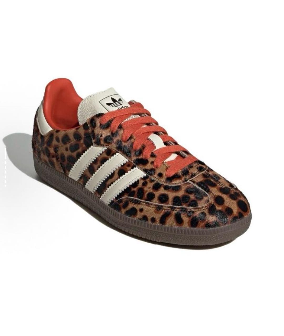 ADIDAS Оранжевое замшевые кроссовки, фото 5