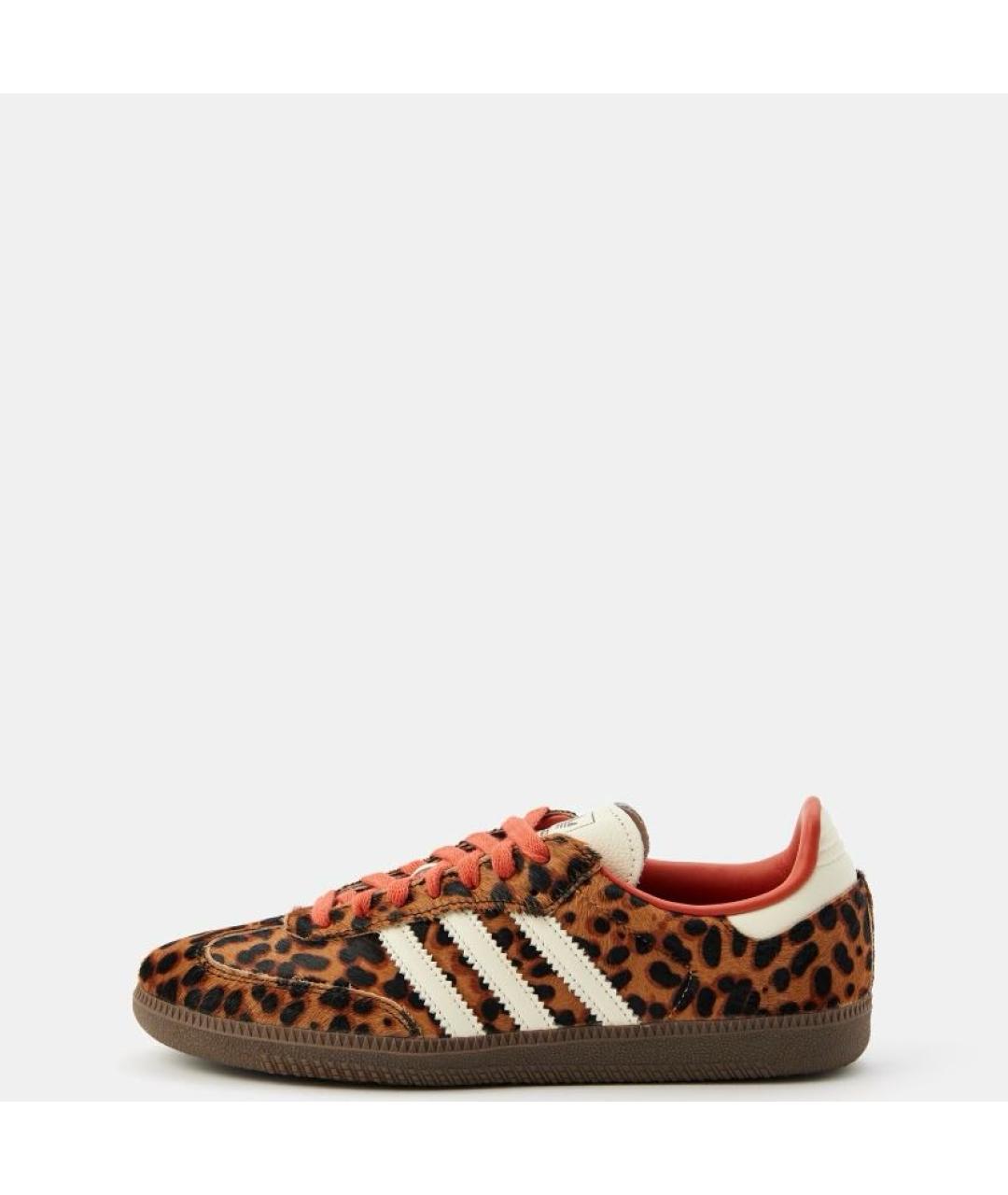 ADIDAS Оранжевое замшевые кроссовки, фото 2