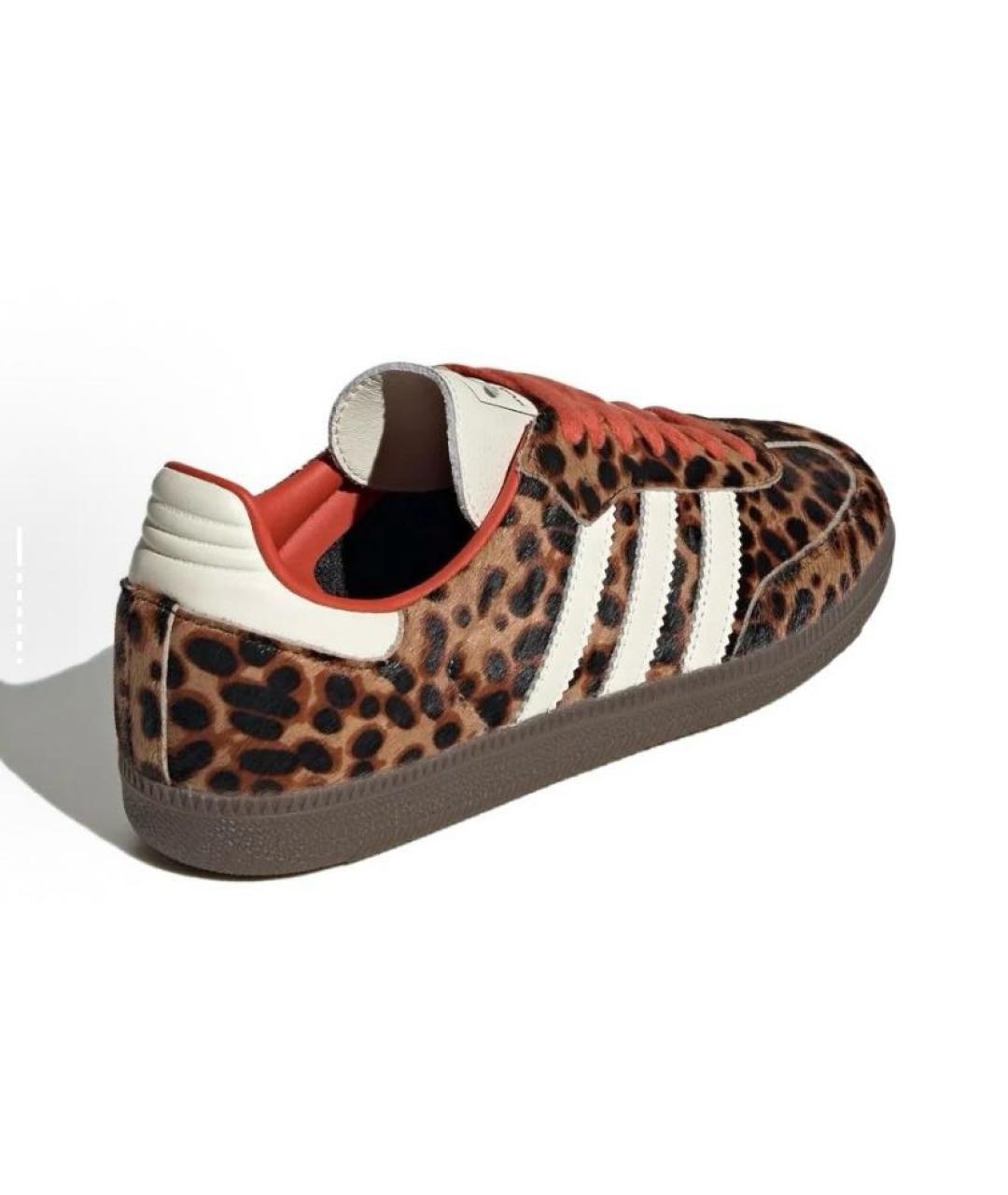 ADIDAS Оранжевое замшевые кроссовки, фото 6