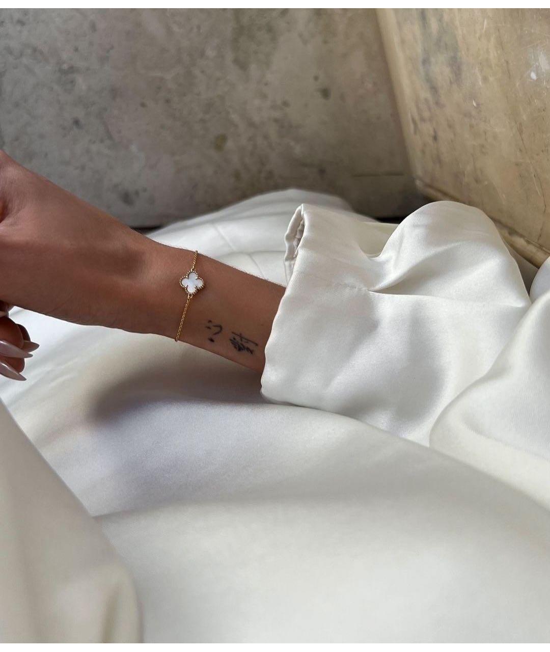 VAN CLEEF & ARPELS Белый браслет из желтого золота, фото 2