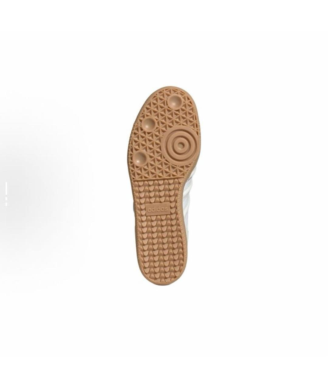 ADIDAS Белые кожаные кроссовки, фото 6