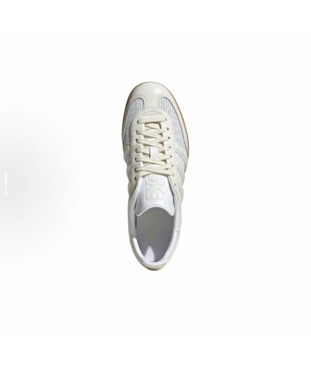 ADIDAS Белые кожаные кроссовки, фото 5