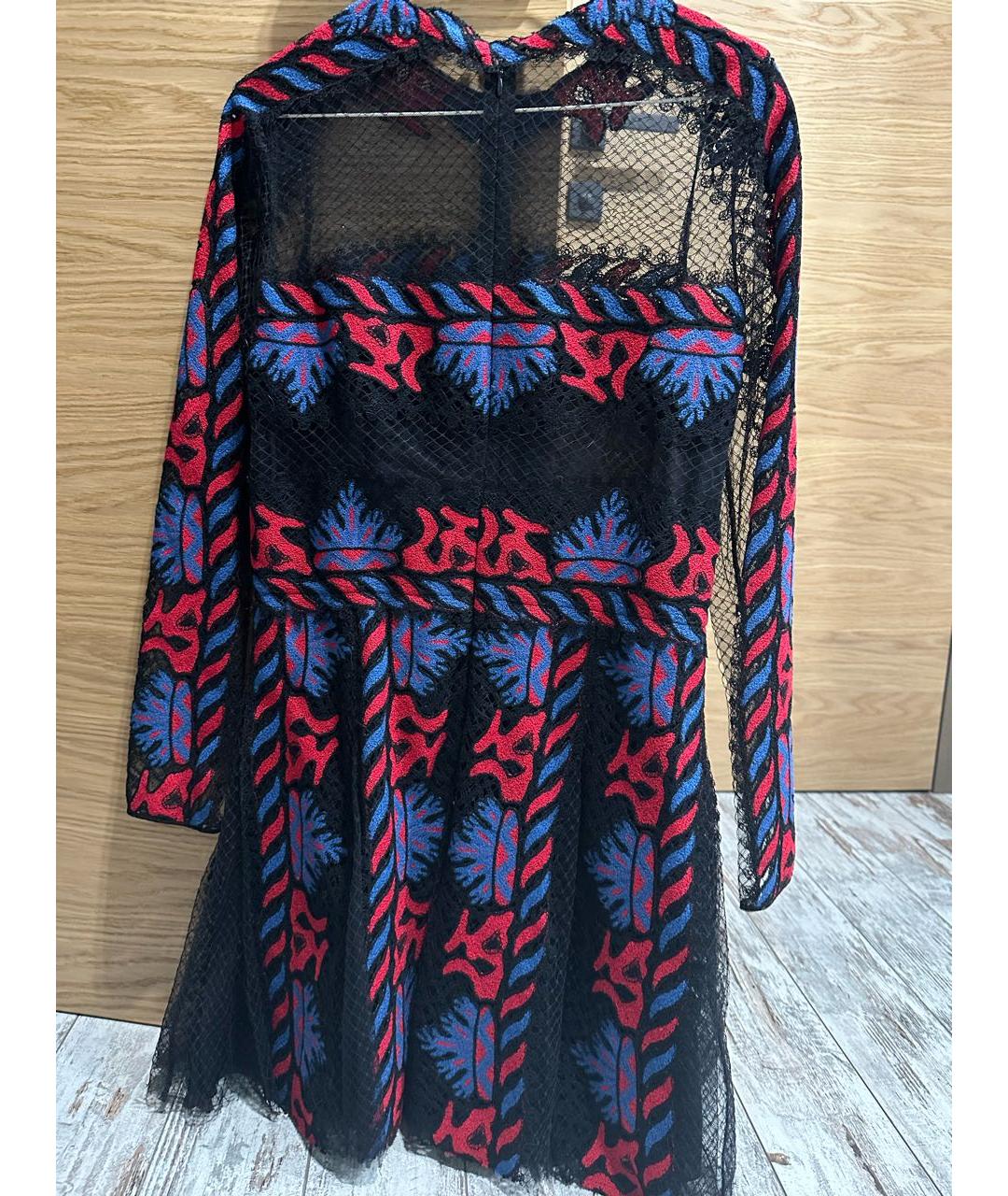 VALENTINO Мульти полиамидовое коктейльное платье, фото 3