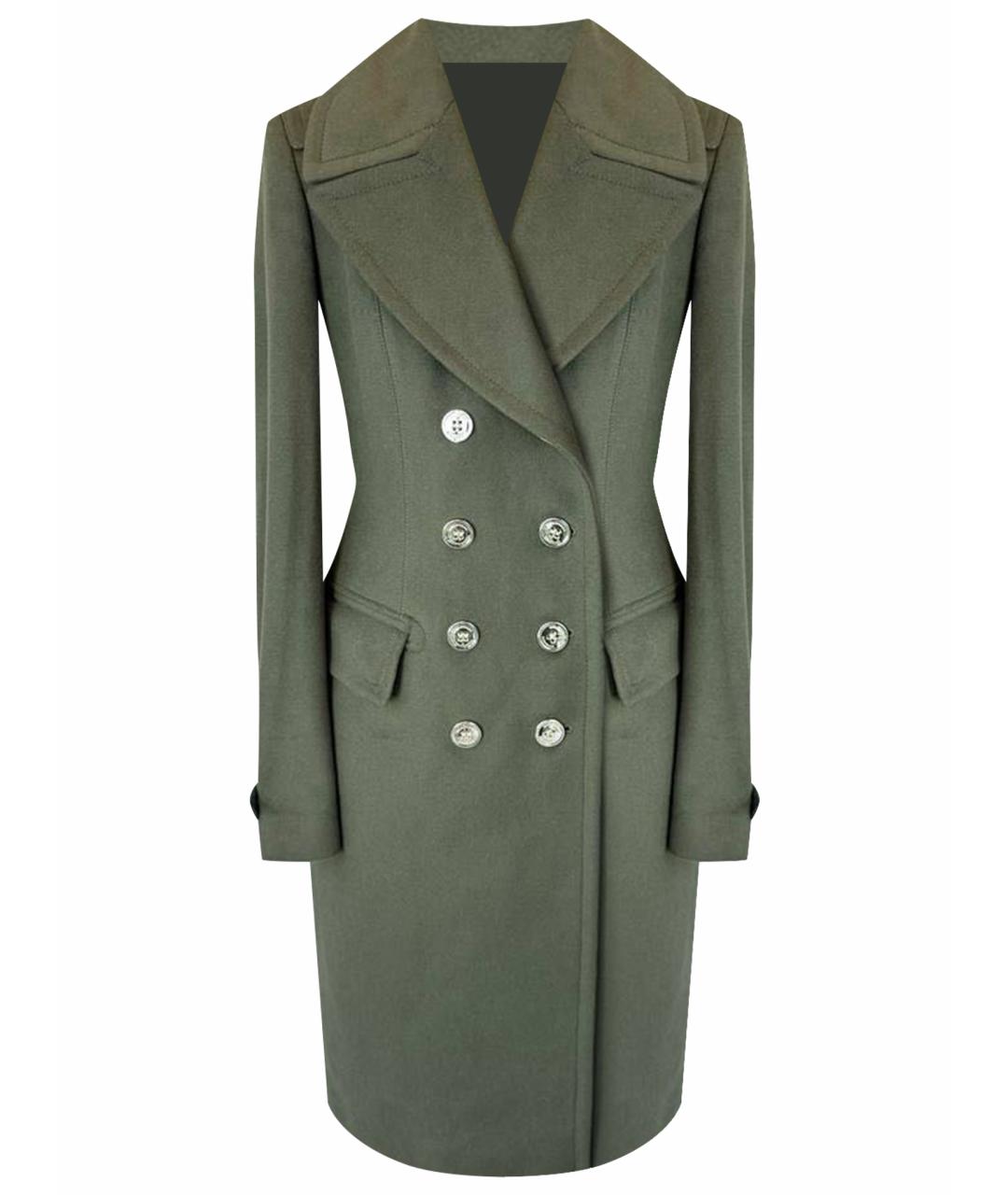 BURBERRY Хаки пальто, фото 1