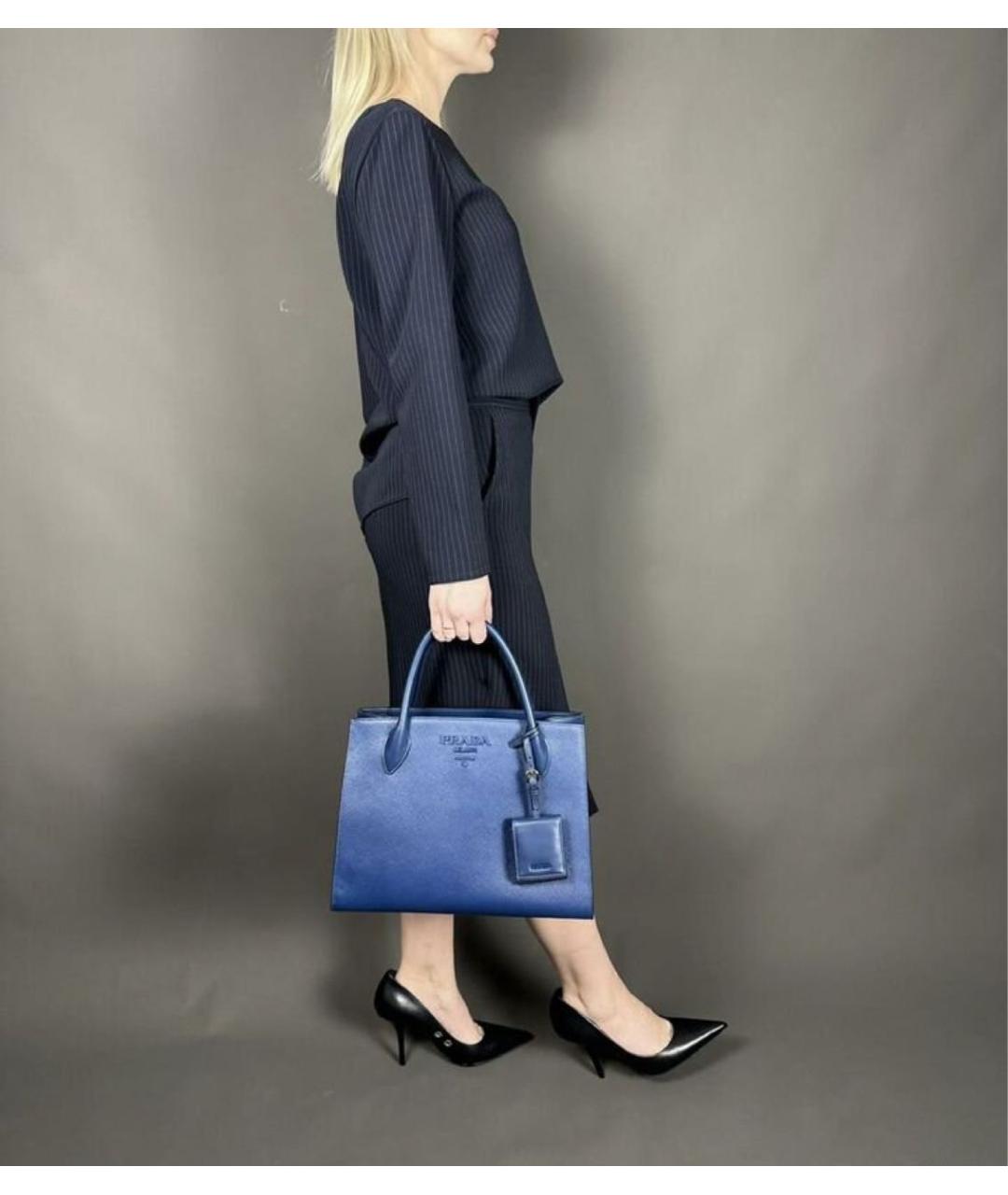 MAX MARA Темно-синий шелковый костюм с юбками, фото 6