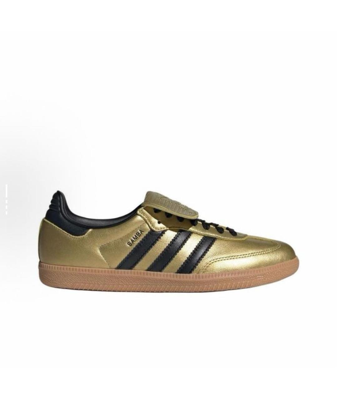 ADIDAS Золотые кожаные кроссовки, фото 6