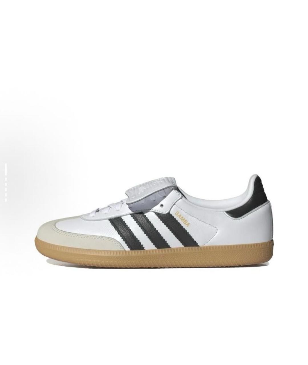 ADIDAS Белые кожаные кроссовки, фото 2