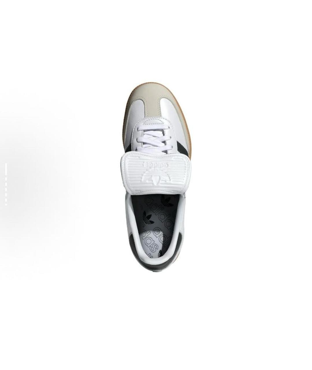 ADIDAS Белые кожаные кроссовки, фото 5