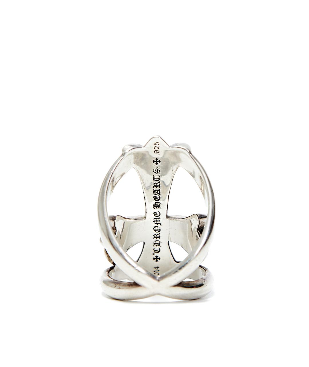 CHROME HEARTS Серебряное серебряное кольцо, фото 4