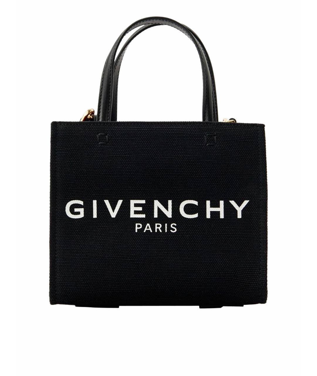 GIVENCHY Черная хлопковая сумка тоут, фото 1