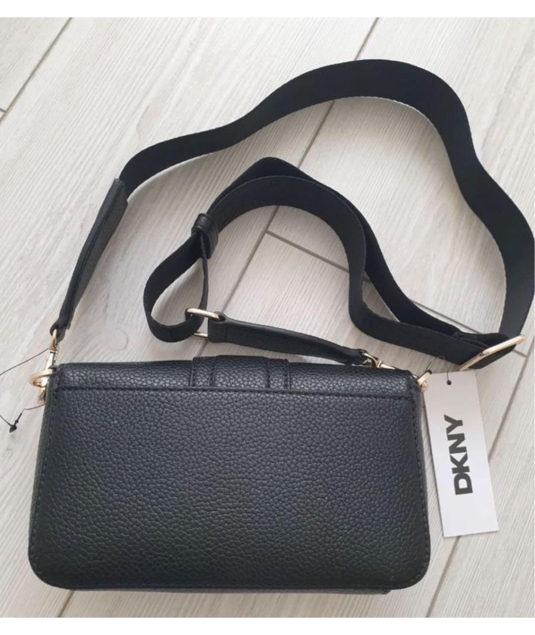 DKNY Черная сумка через плечо, фото 6