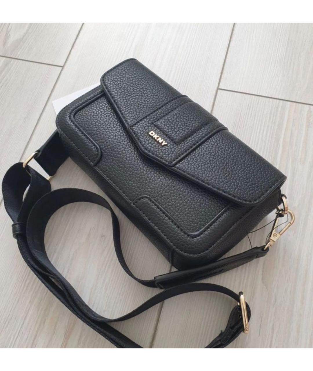 DKNY Черная сумка через плечо, фото 3