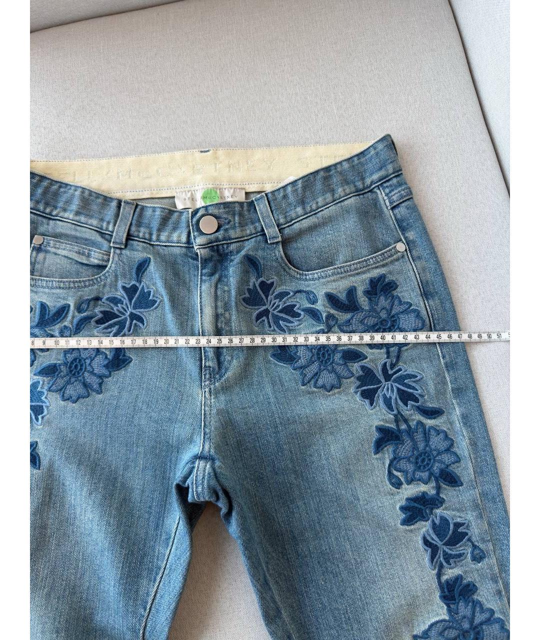STELLA MCCARTNEY Синие прямые джинсы, фото 7