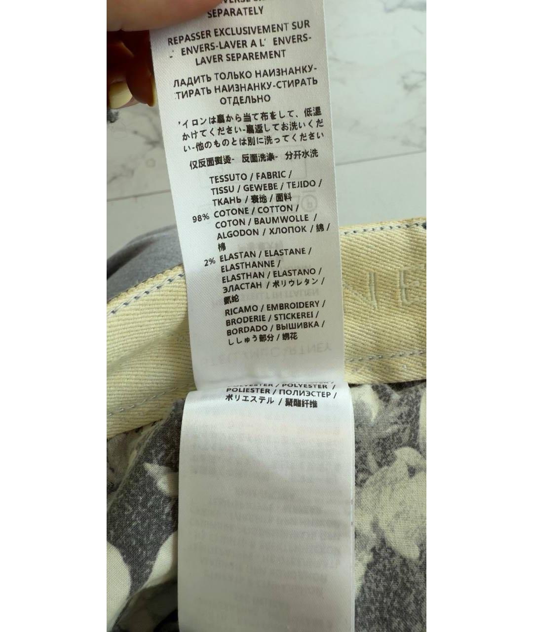STELLA MCCARTNEY Синие прямые джинсы, фото 4