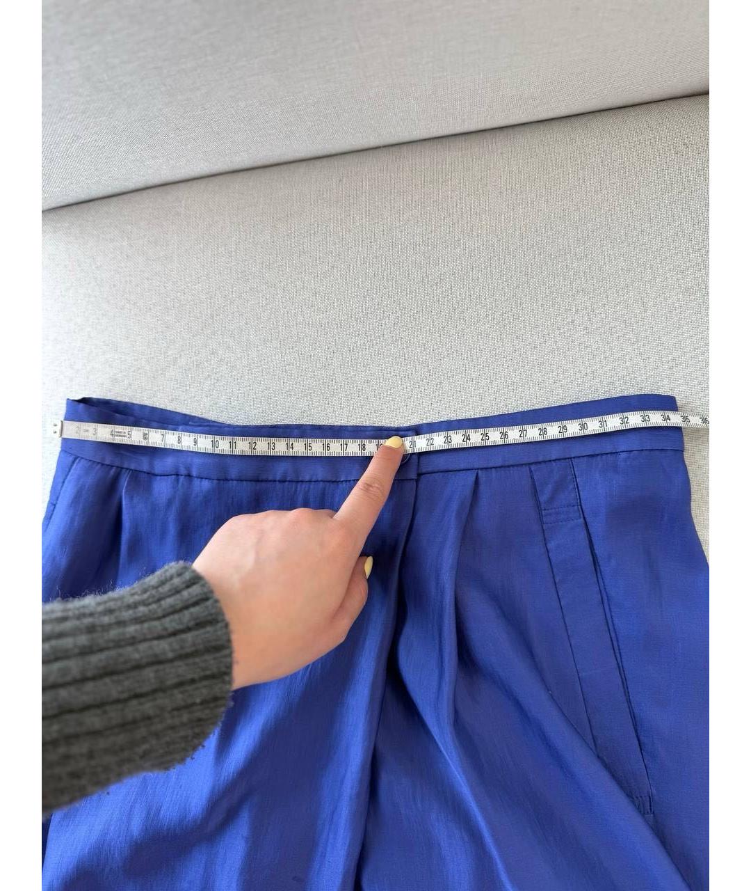 STELLA MCCARTNEY Синие брюки широкие, фото 7