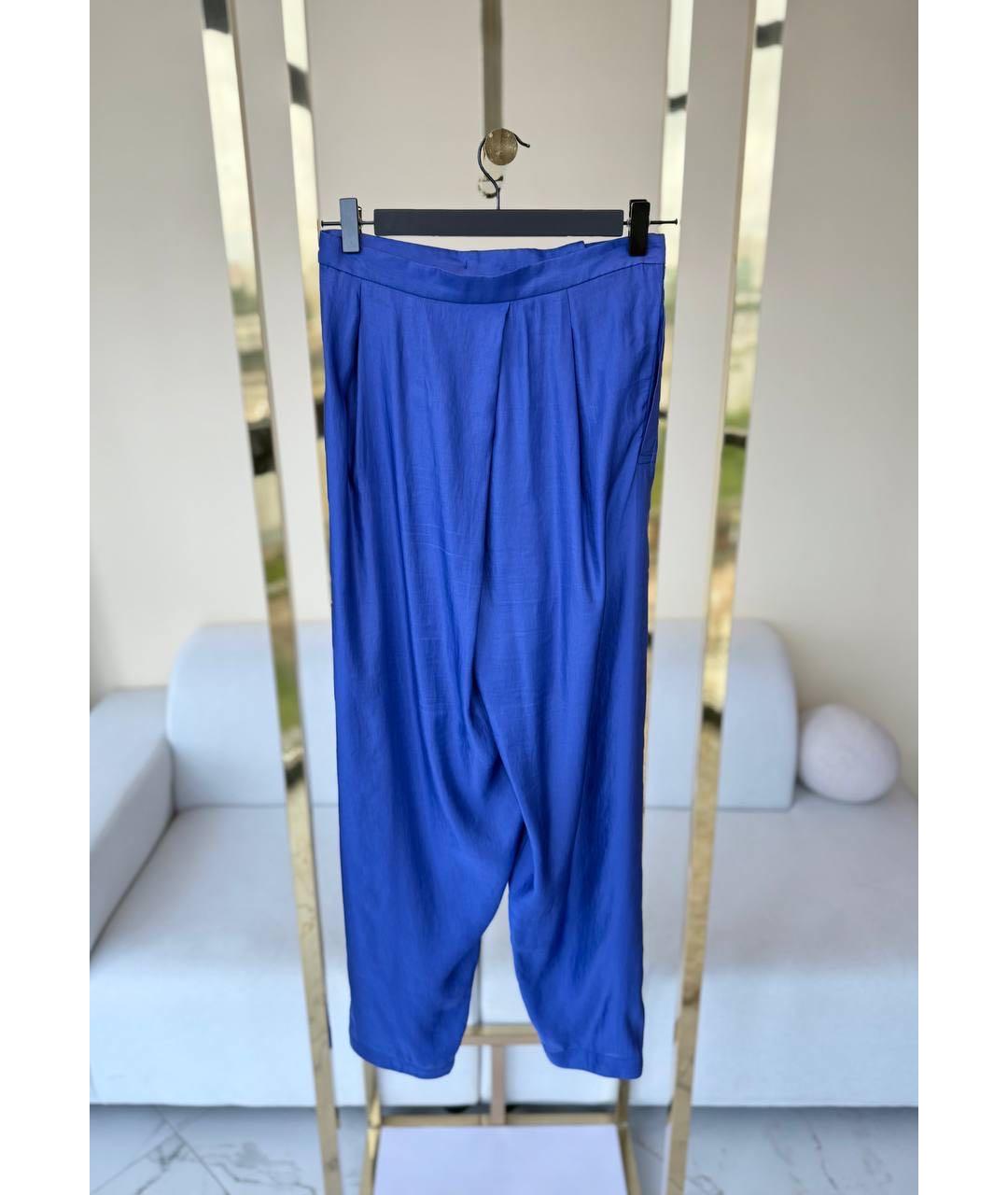 STELLA MCCARTNEY Синие брюки широкие, фото 2