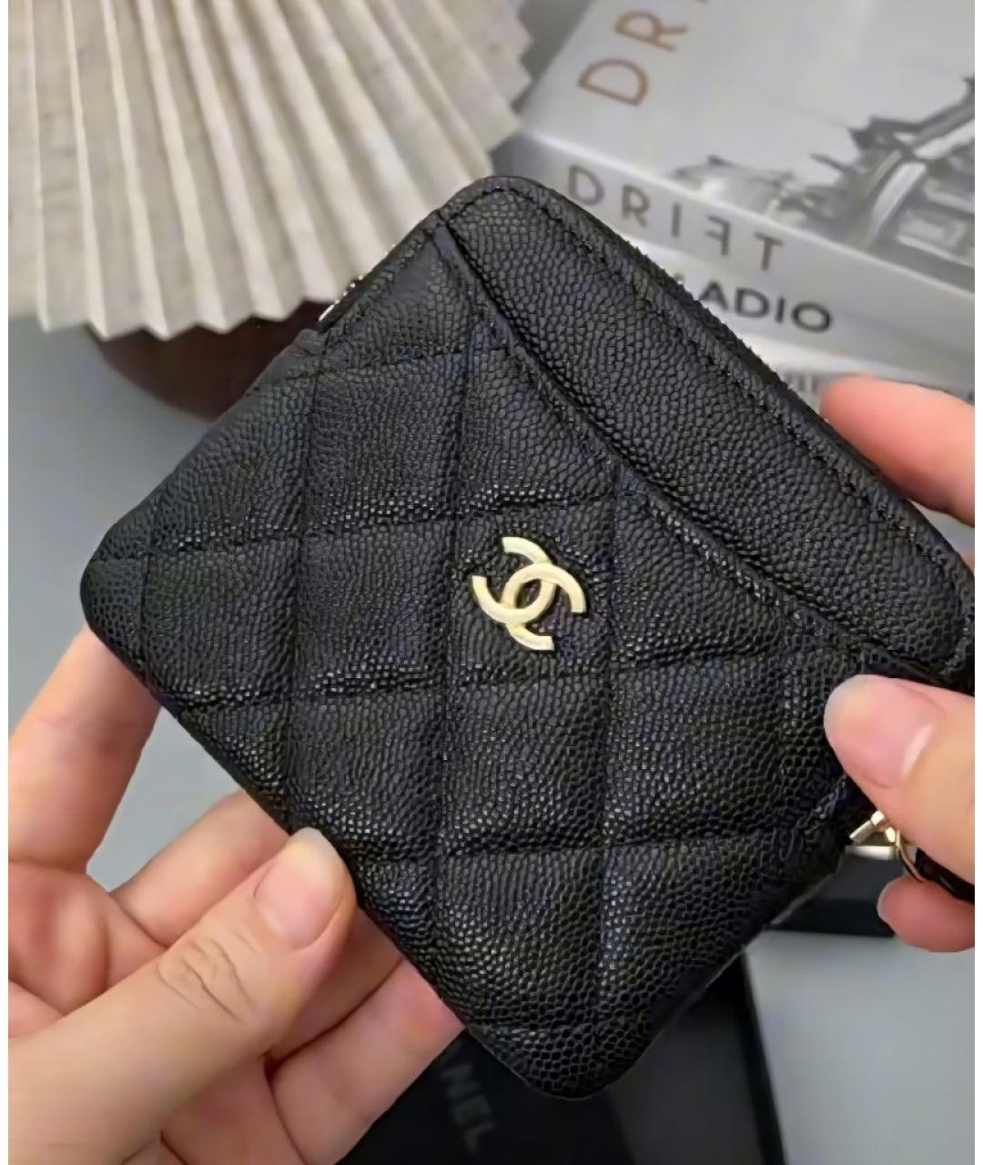 CHANEL Черный кардхолдер, фото 6