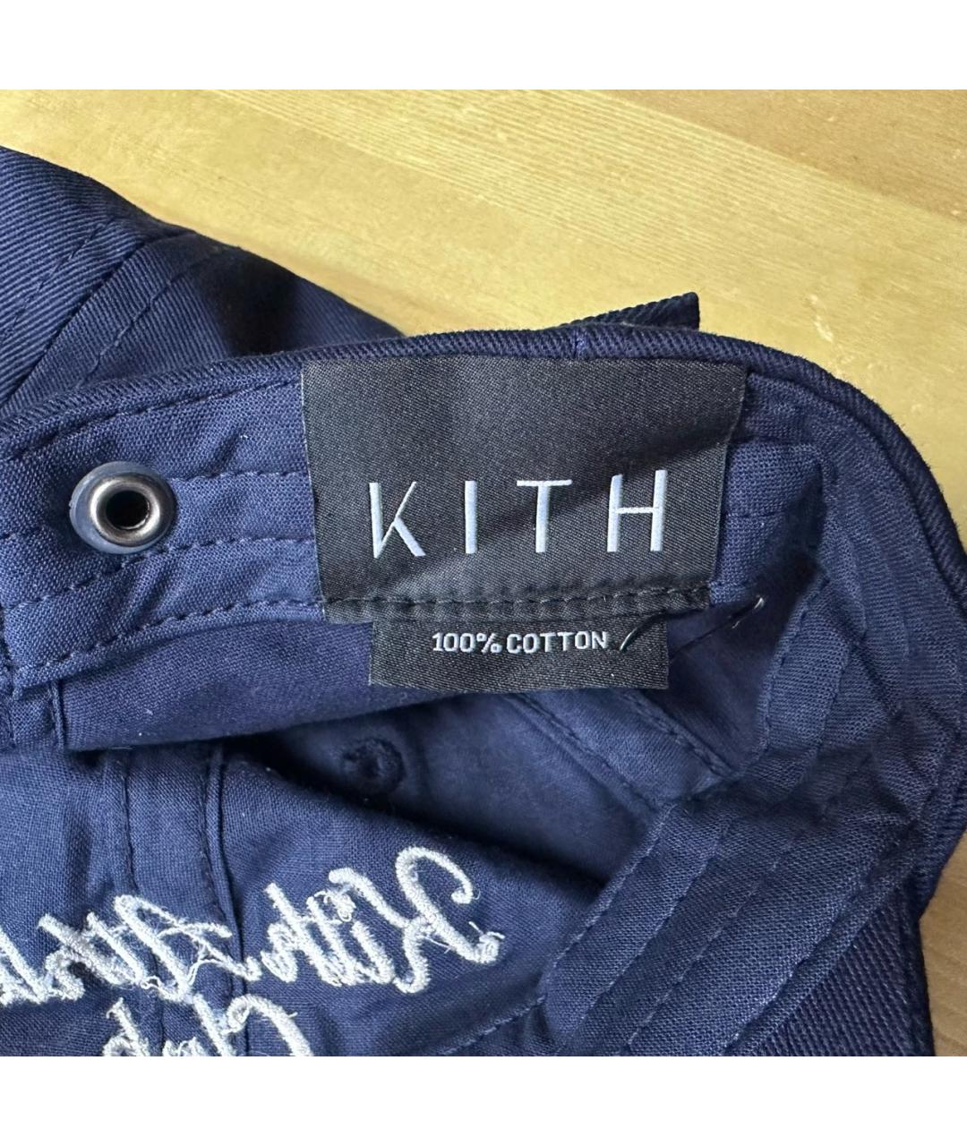 KITH Темно-синяя хлопковая кепка/бейсболка, фото 3