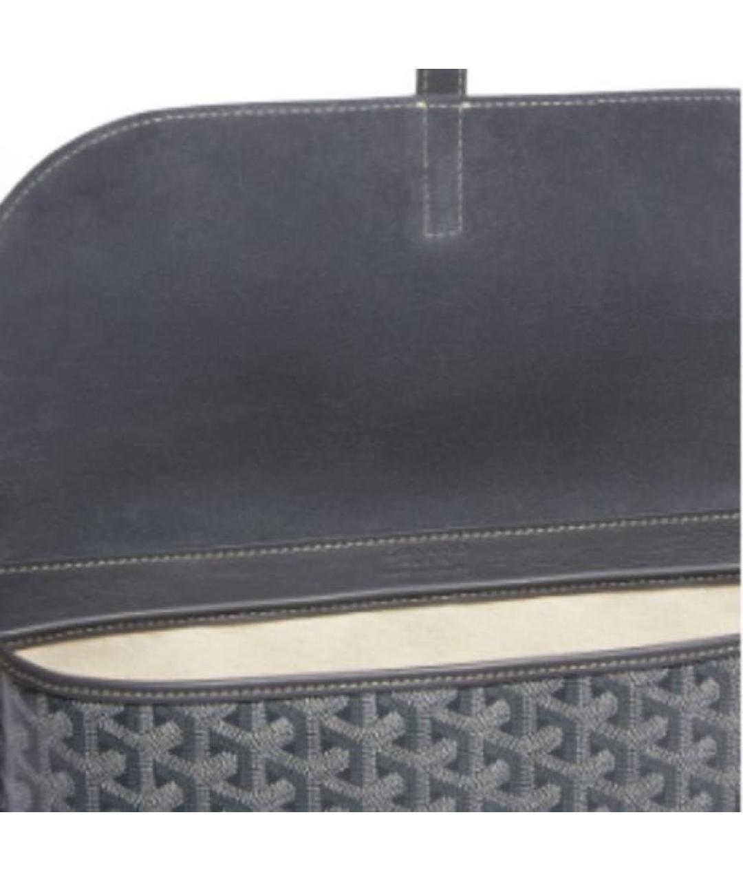 GOYARD Антрацитовая сумка через плечо, фото 4