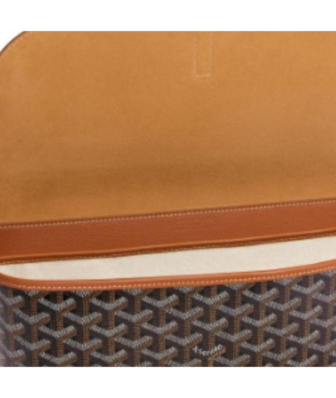 GOYARD Коричневая сумка через плечо, фото 4