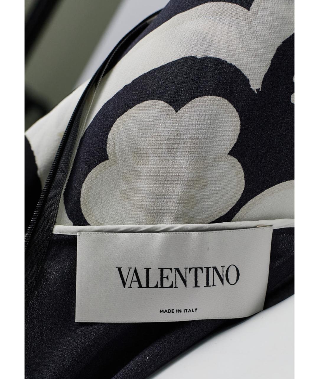 VALENTINO Черное шелковое вечернее платье, фото 5