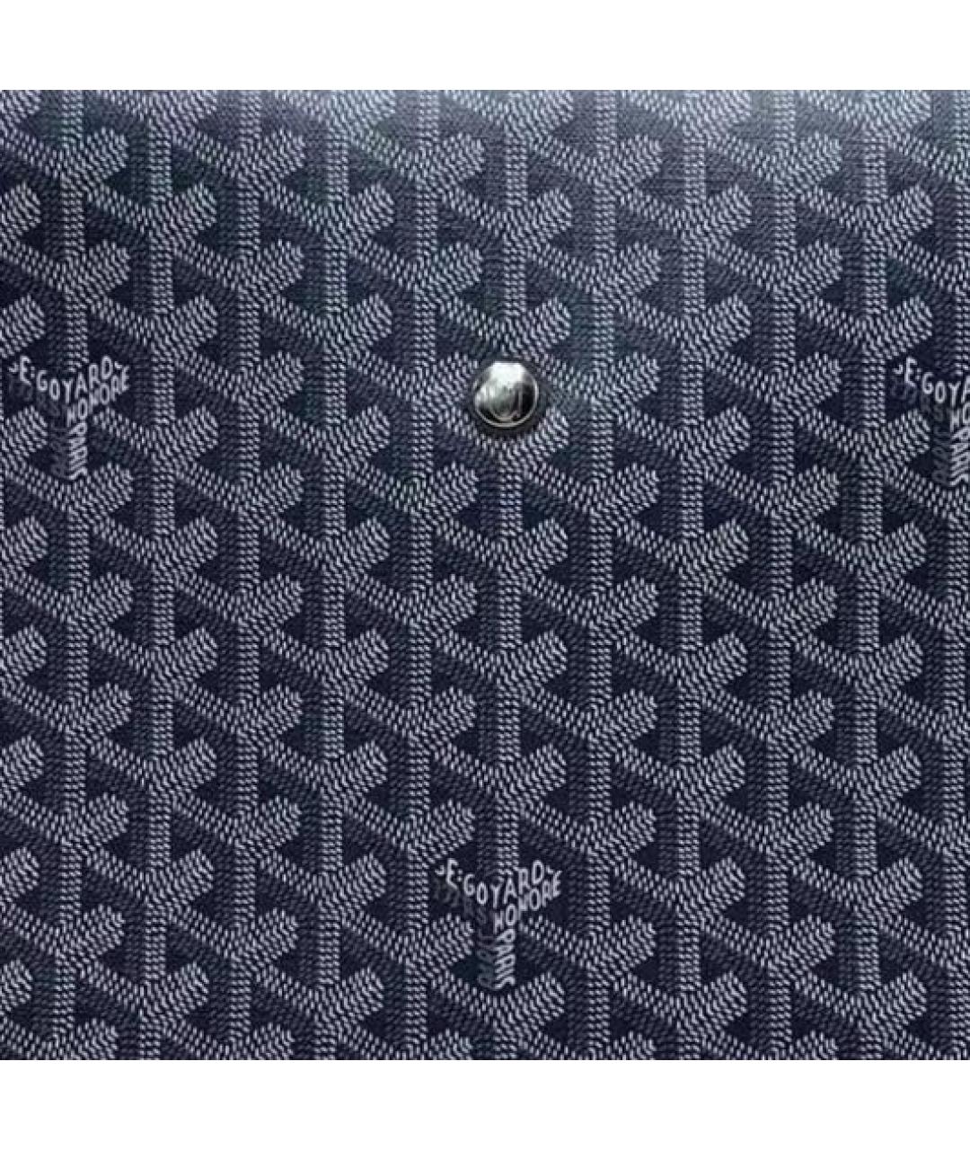 GOYARD Темно-синяя сумка через плечо, фото 3