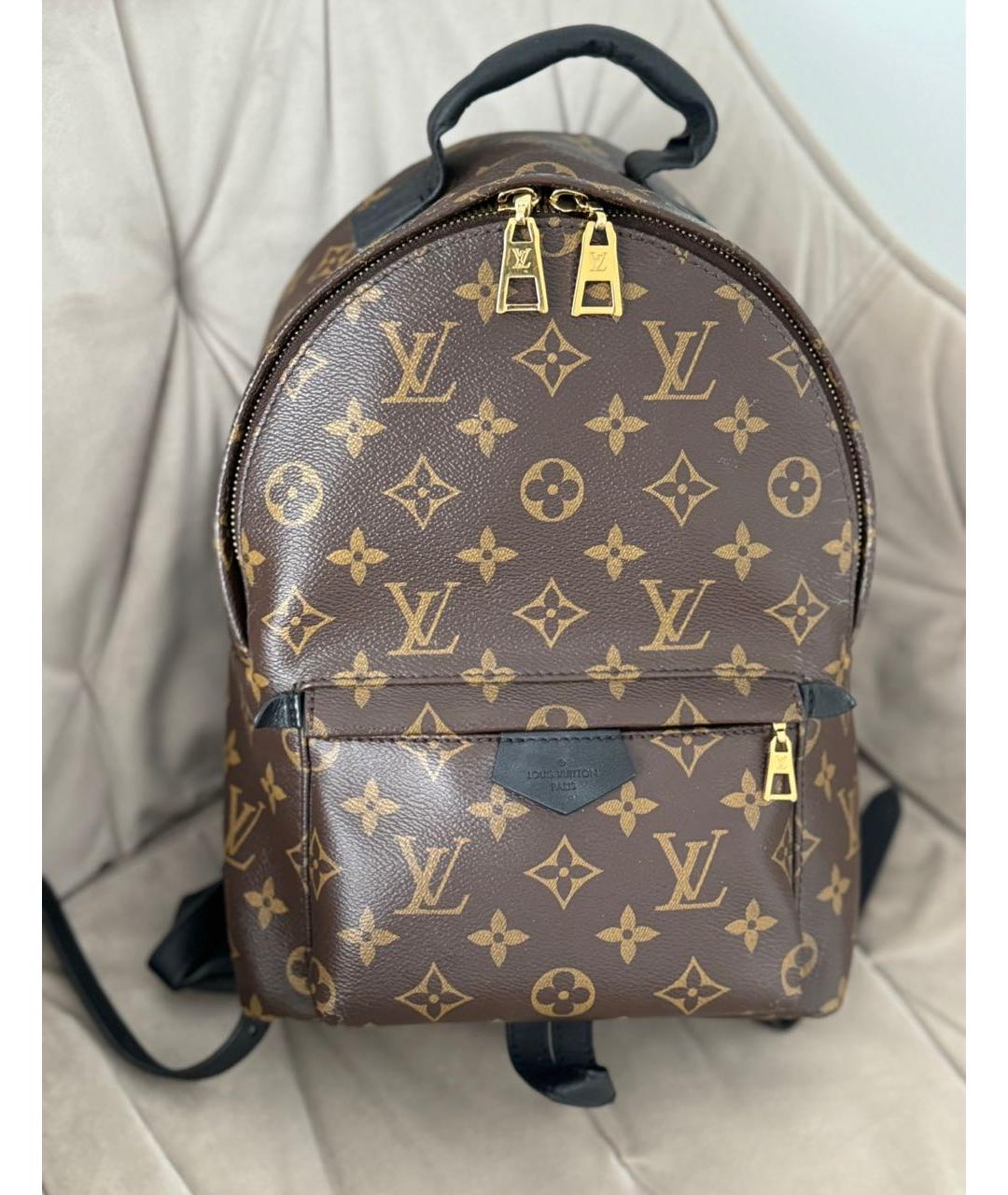 LOUIS VUITTON Коричневый рюкзак, фото 3