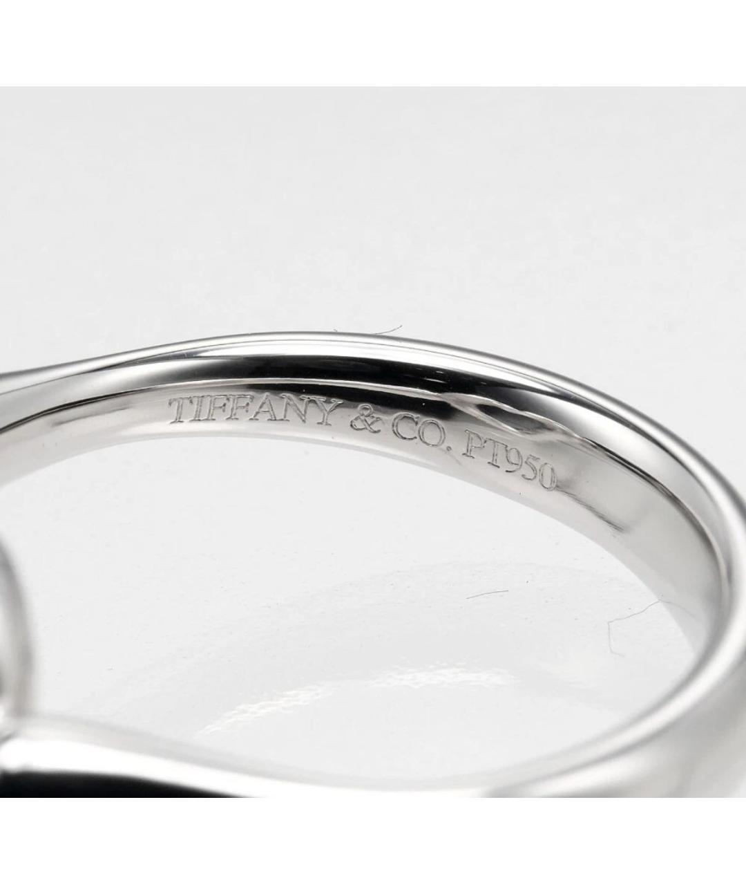 TIFFANY&CO Белое платиновое кольцо, фото 3