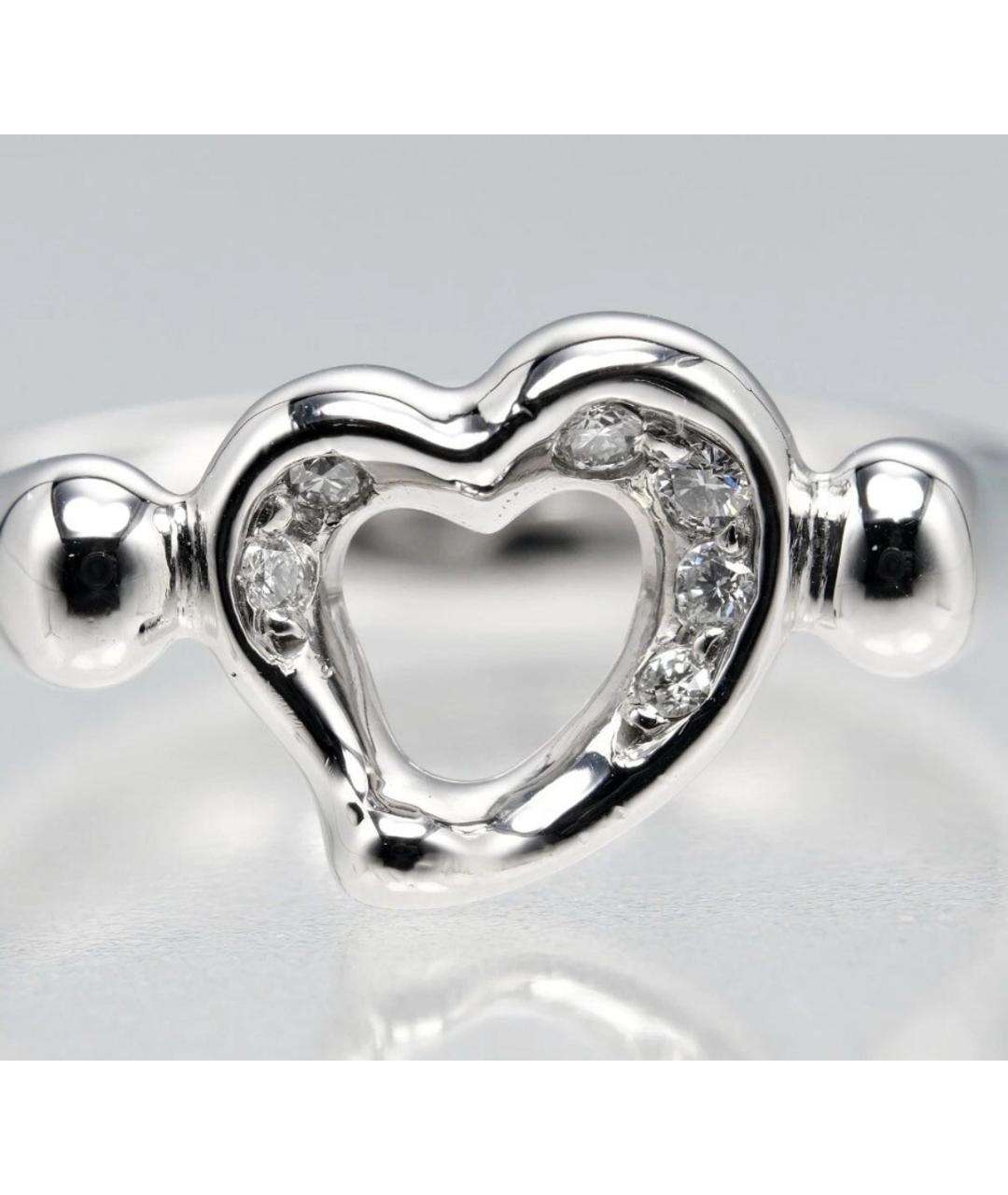 TIFFANY&CO Белое платиновое кольцо, фото 2