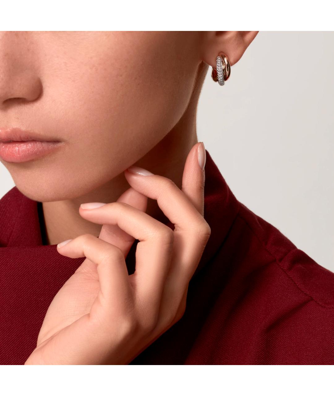 CARTIER Золотые серьги из розового золота, фото 3