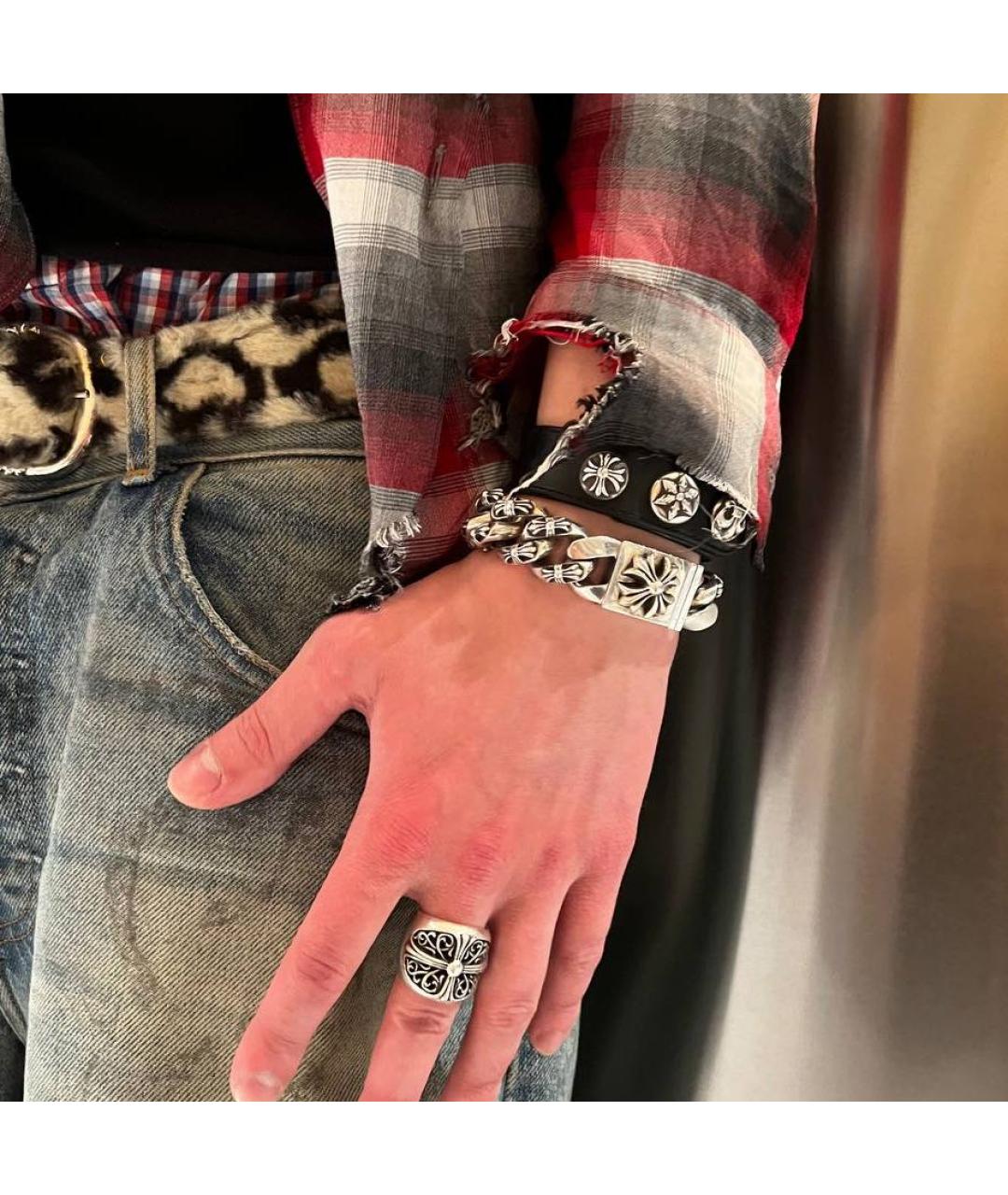 CHROME HEARTS Серебрянный серебряный браслет, фото 3