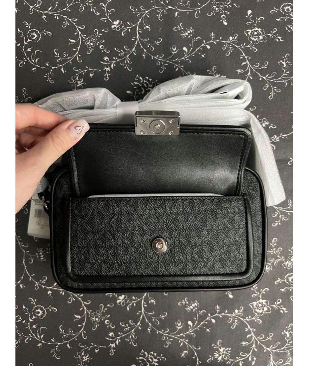 MICHAEL KORS Черная сумка через плечо, фото 4