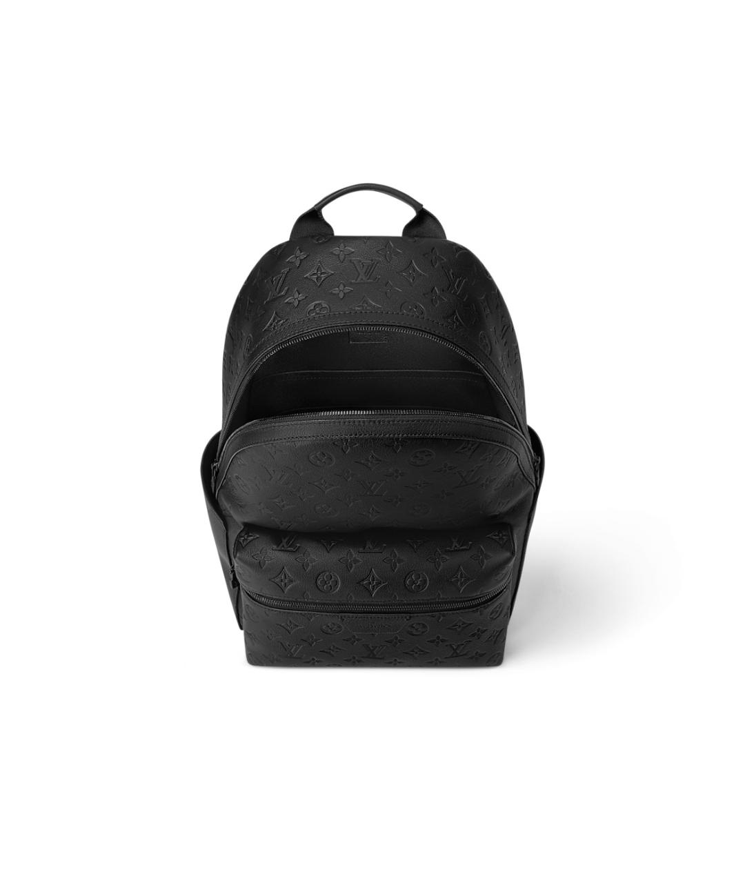LOUIS VUITTON Черный кожаный рюкзак, фото 3