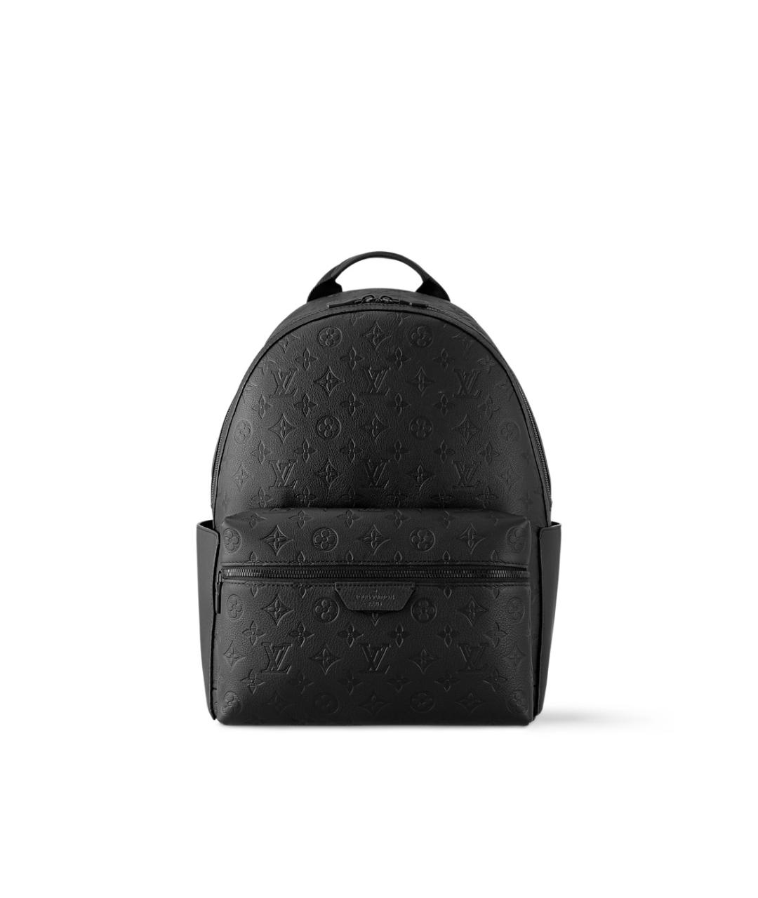 LOUIS VUITTON Черный кожаный рюкзак, фото 7