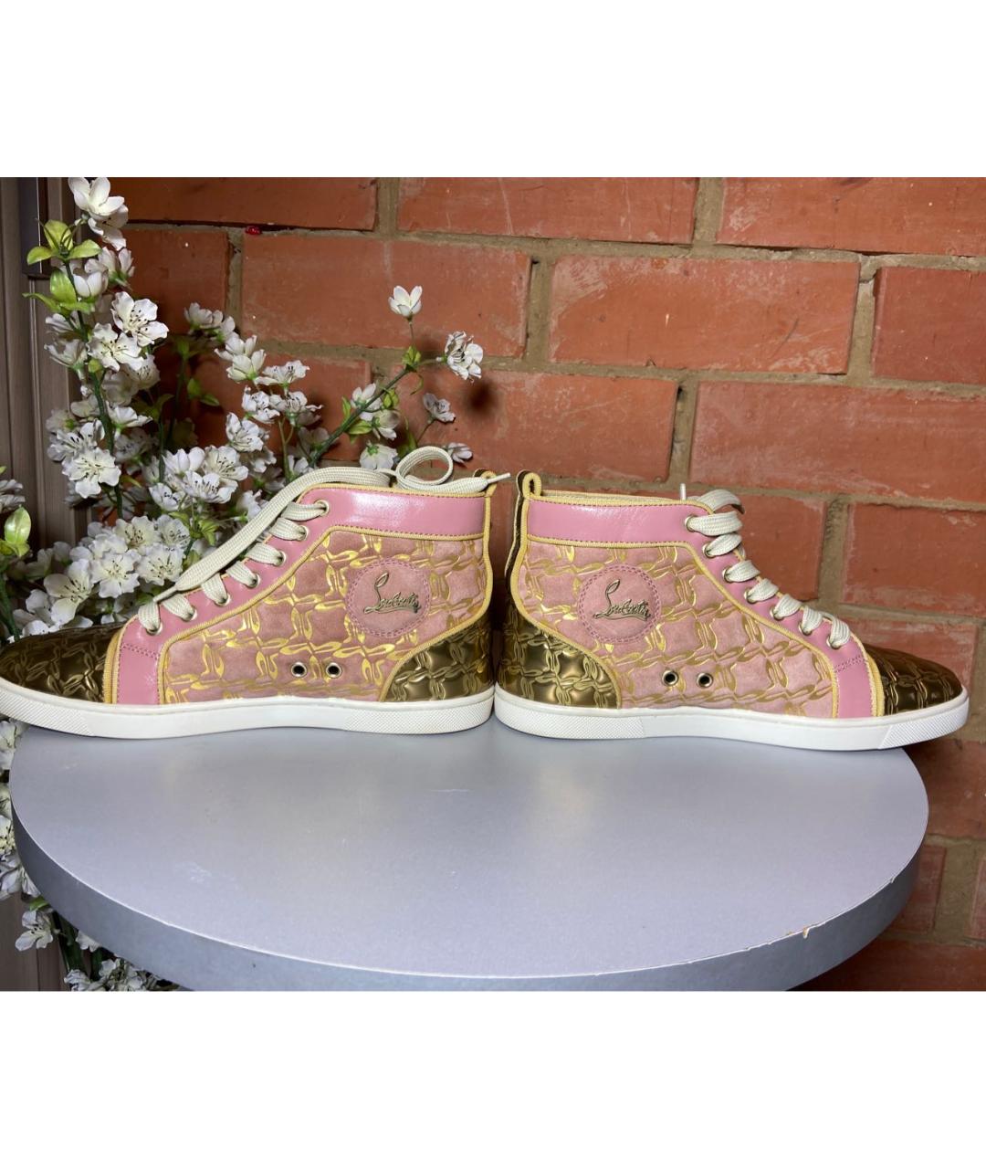 CHRISTIAN LOUBOUTIN Мульти замшевые кеды, фото 3