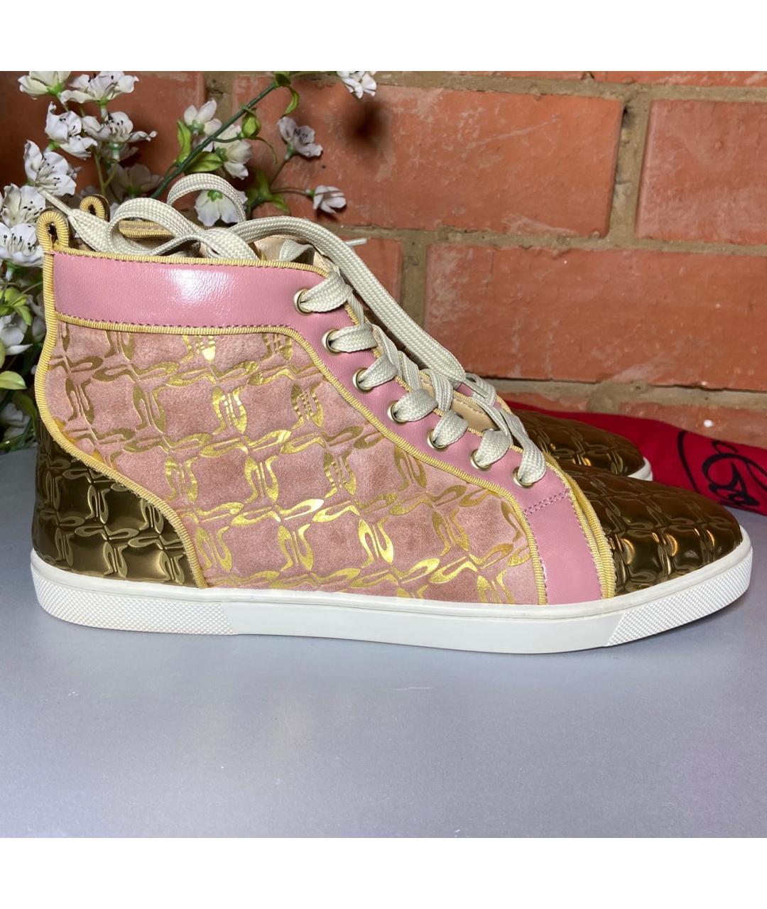 CHRISTIAN LOUBOUTIN Мульти замшевые кеды, фото 9