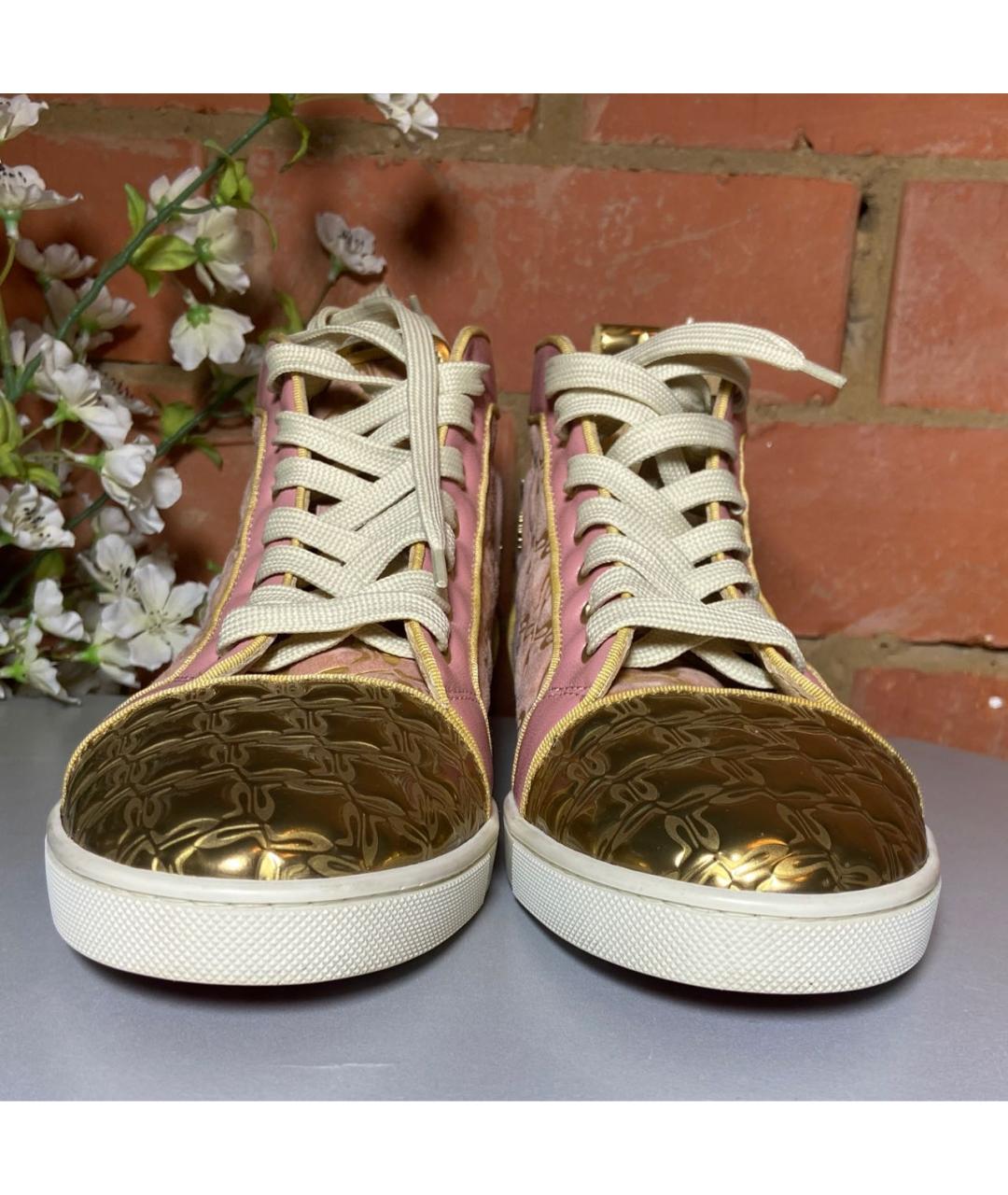 CHRISTIAN LOUBOUTIN Мульти замшевые кеды, фото 2