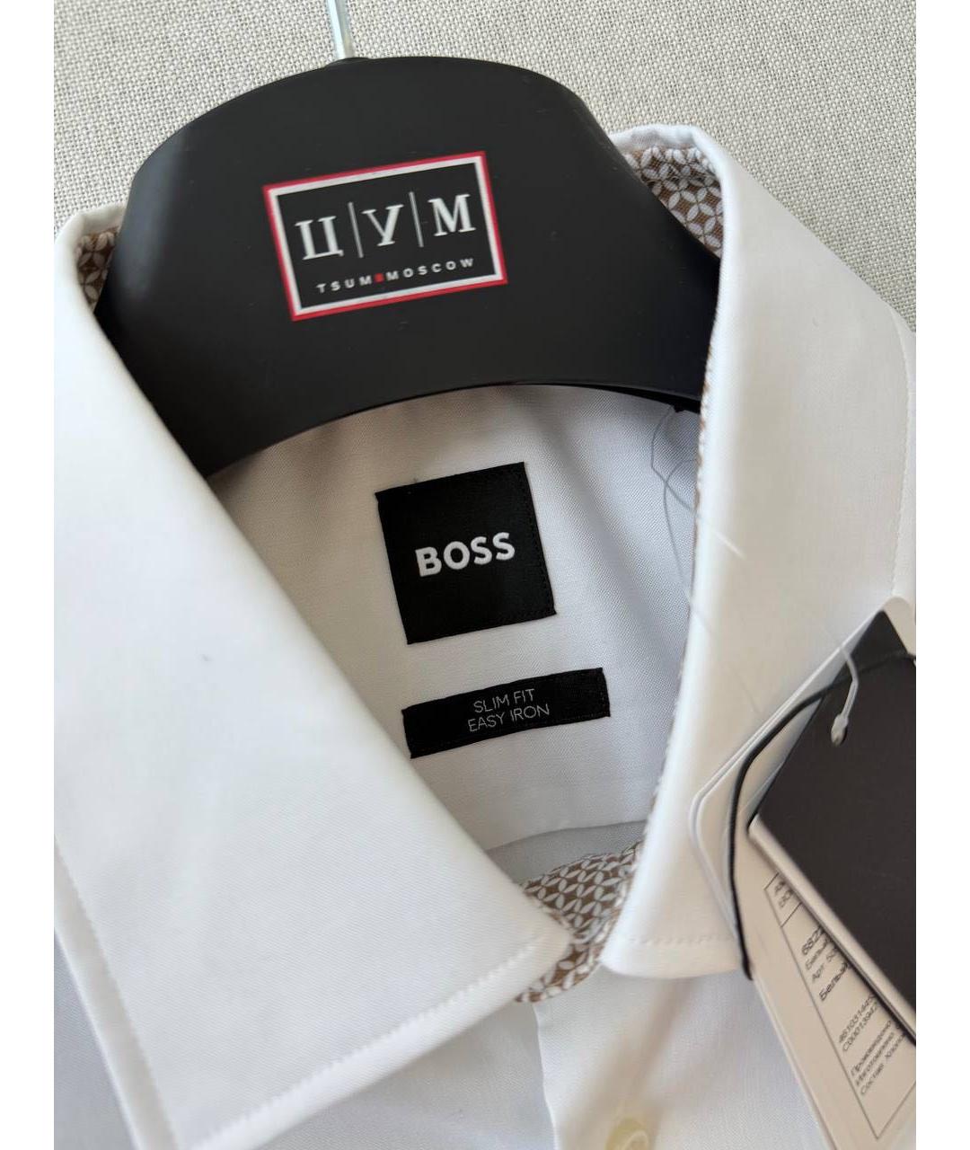 HUGO BOSS Белая классическая рубашка, фото 3