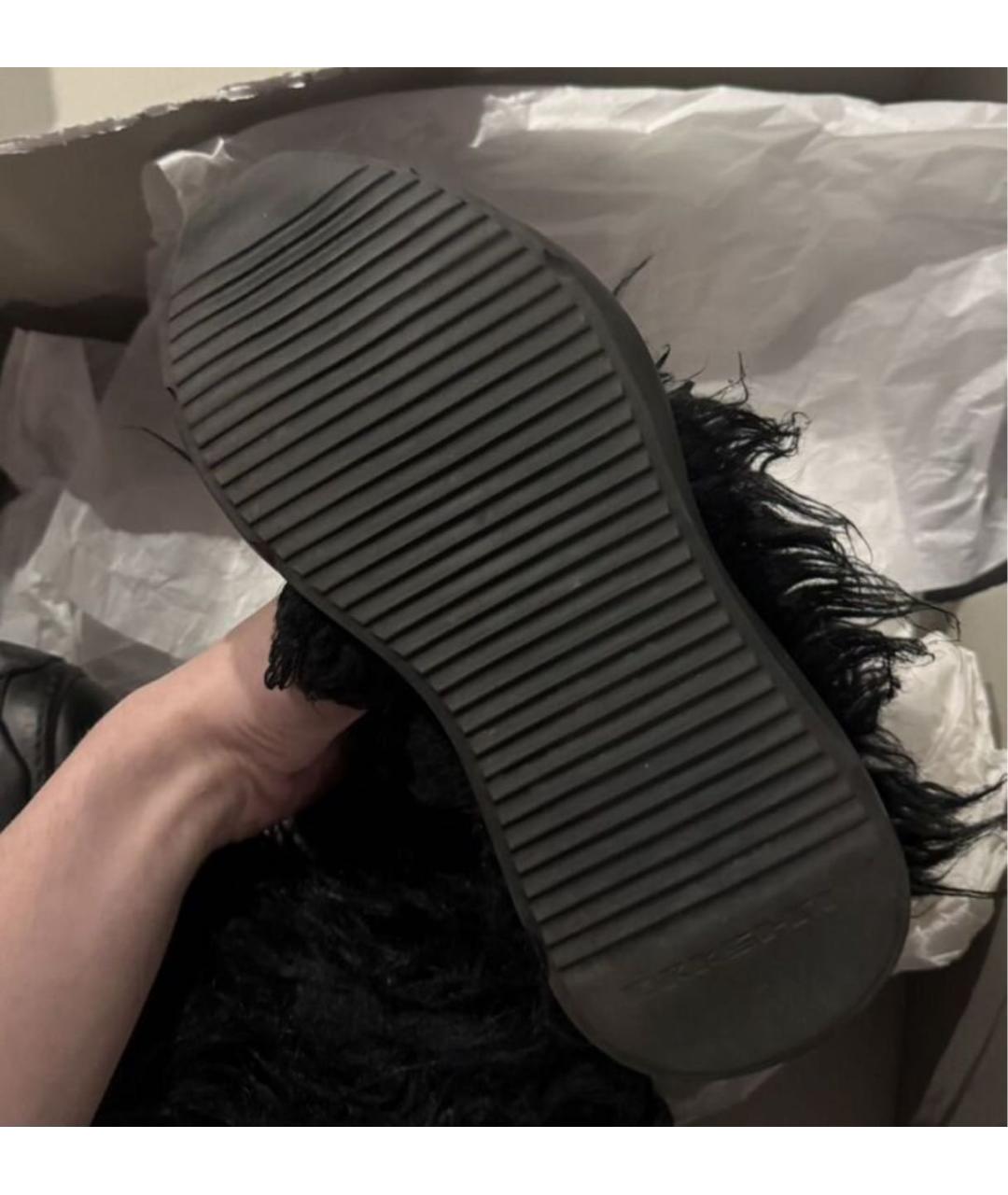 RICK OWENS DRKSHDW Черные кеды, фото 4