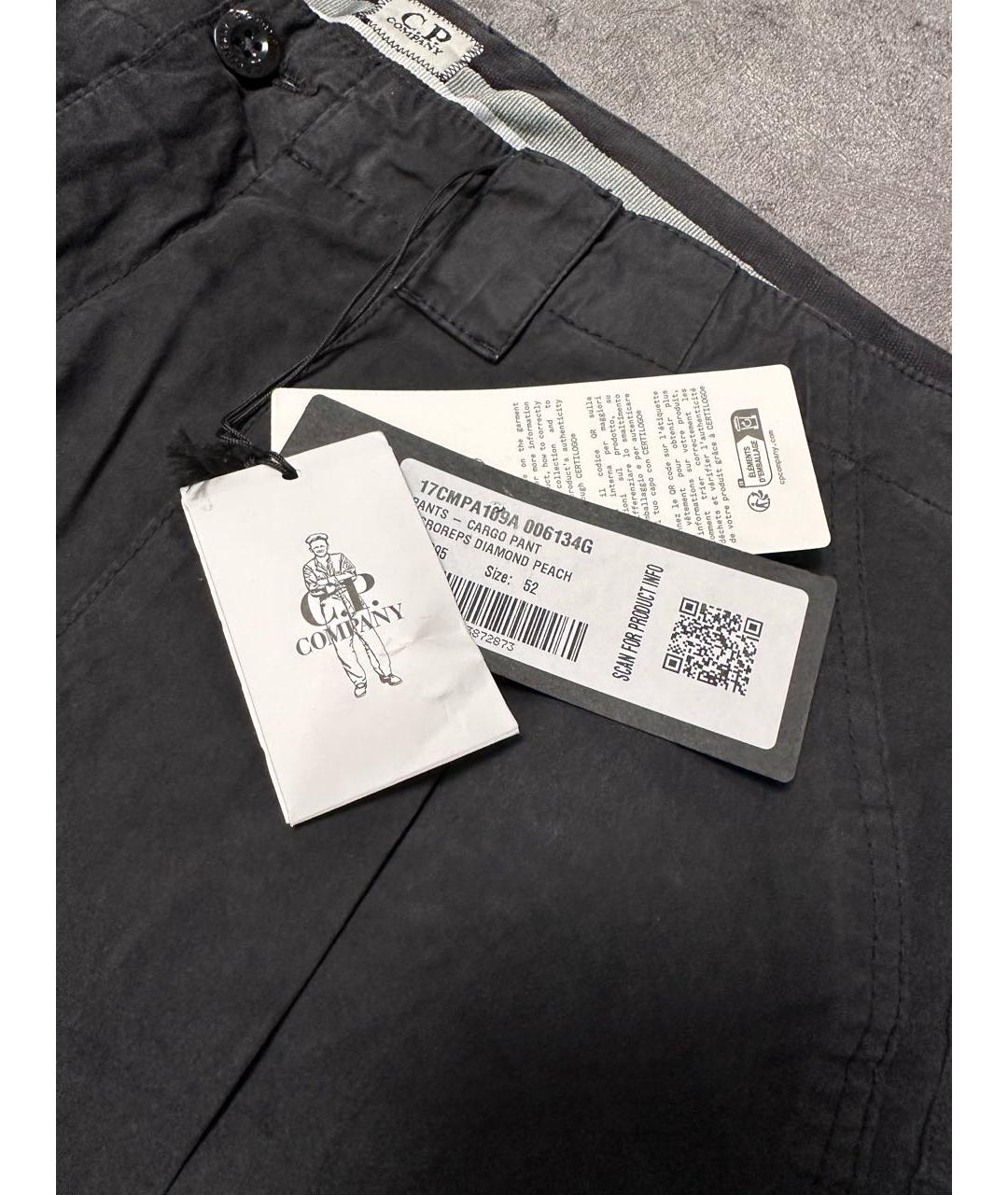 CP COMPANY Черные хлопковые повседневные брюки, фото 6