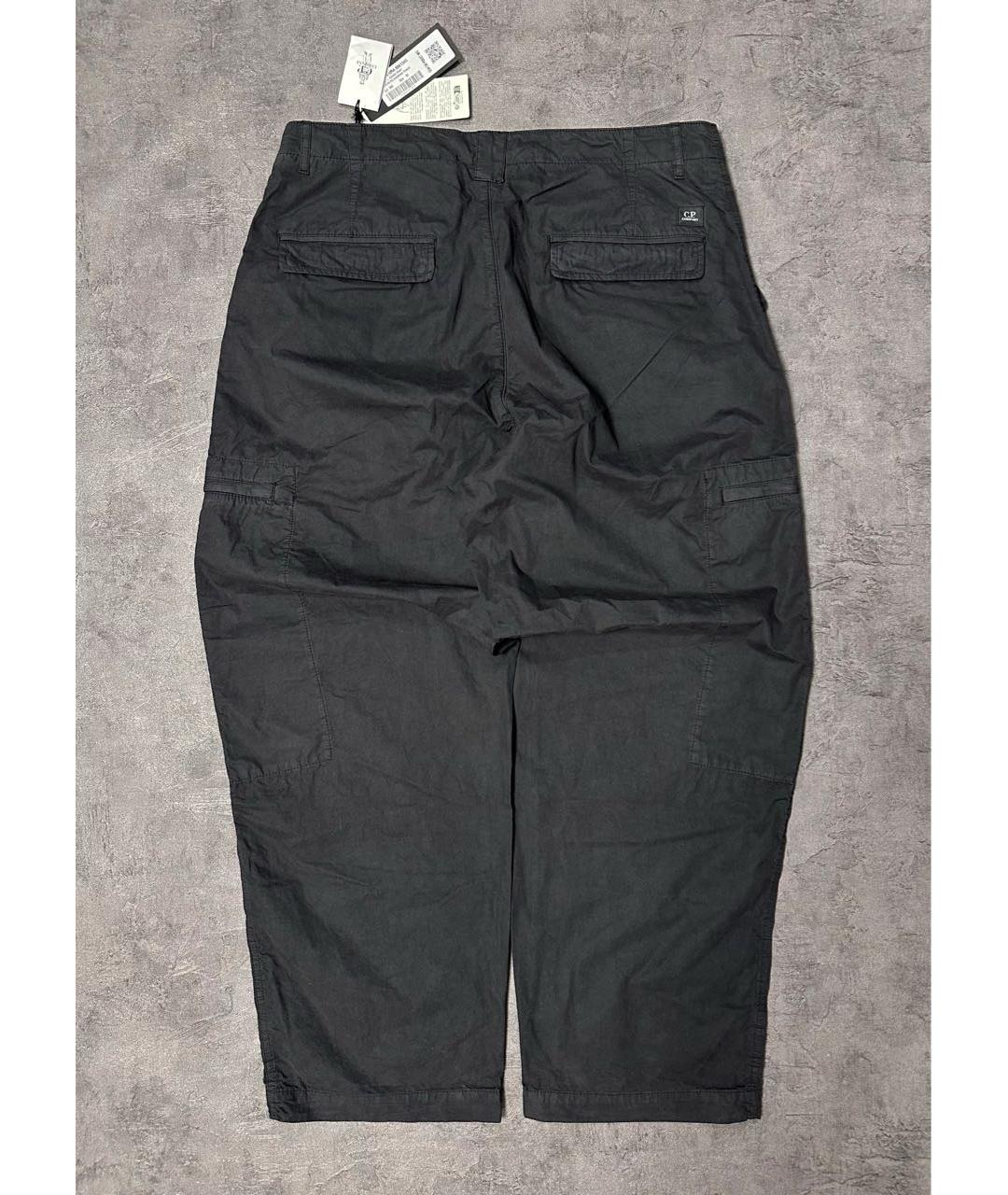 CP COMPANY Черные хлопковые повседневные брюки, фото 2