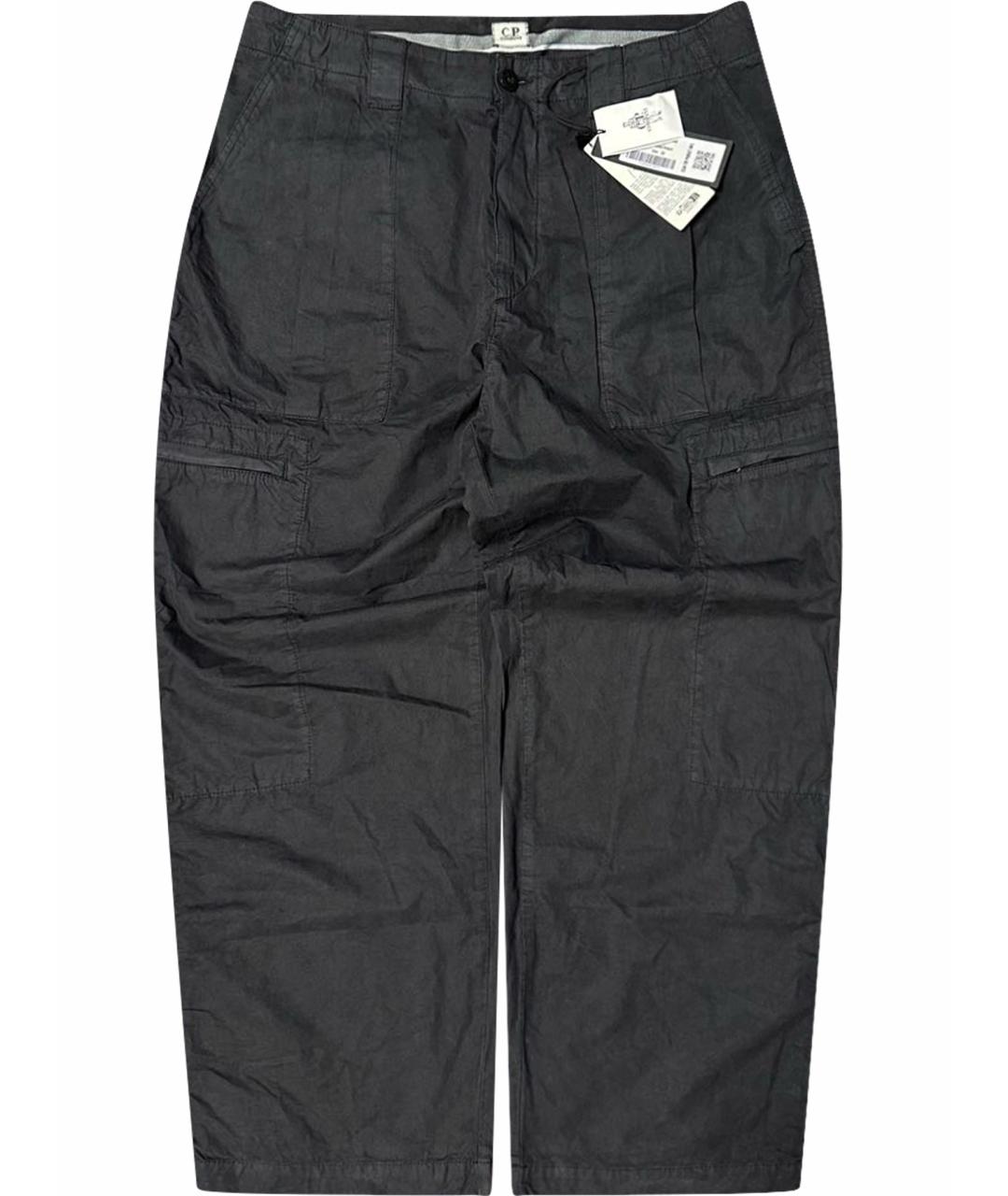 CP COMPANY Черные хлопковые повседневные брюки, фото 1