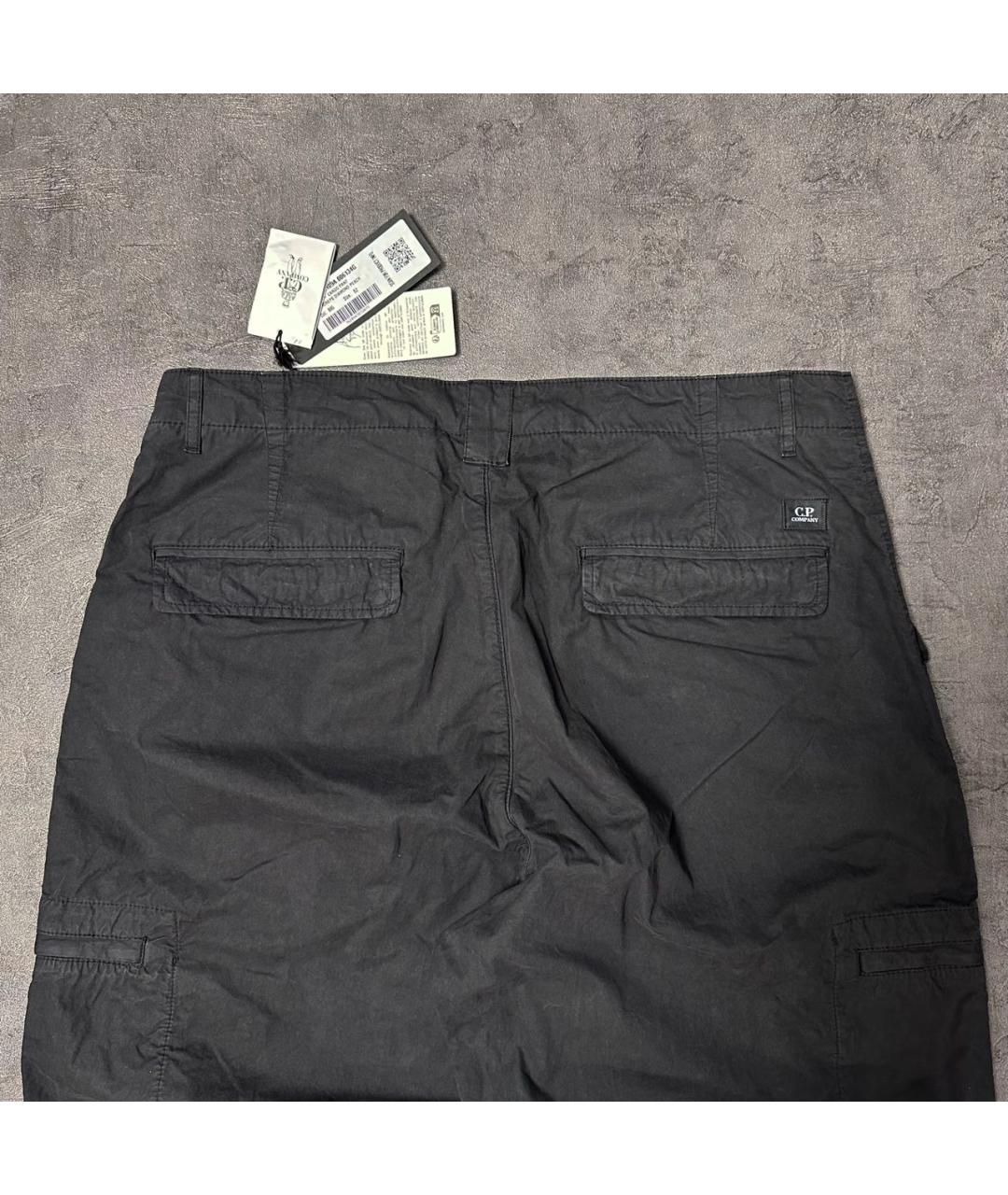 CP COMPANY Черные хлопковые повседневные брюки, фото 5