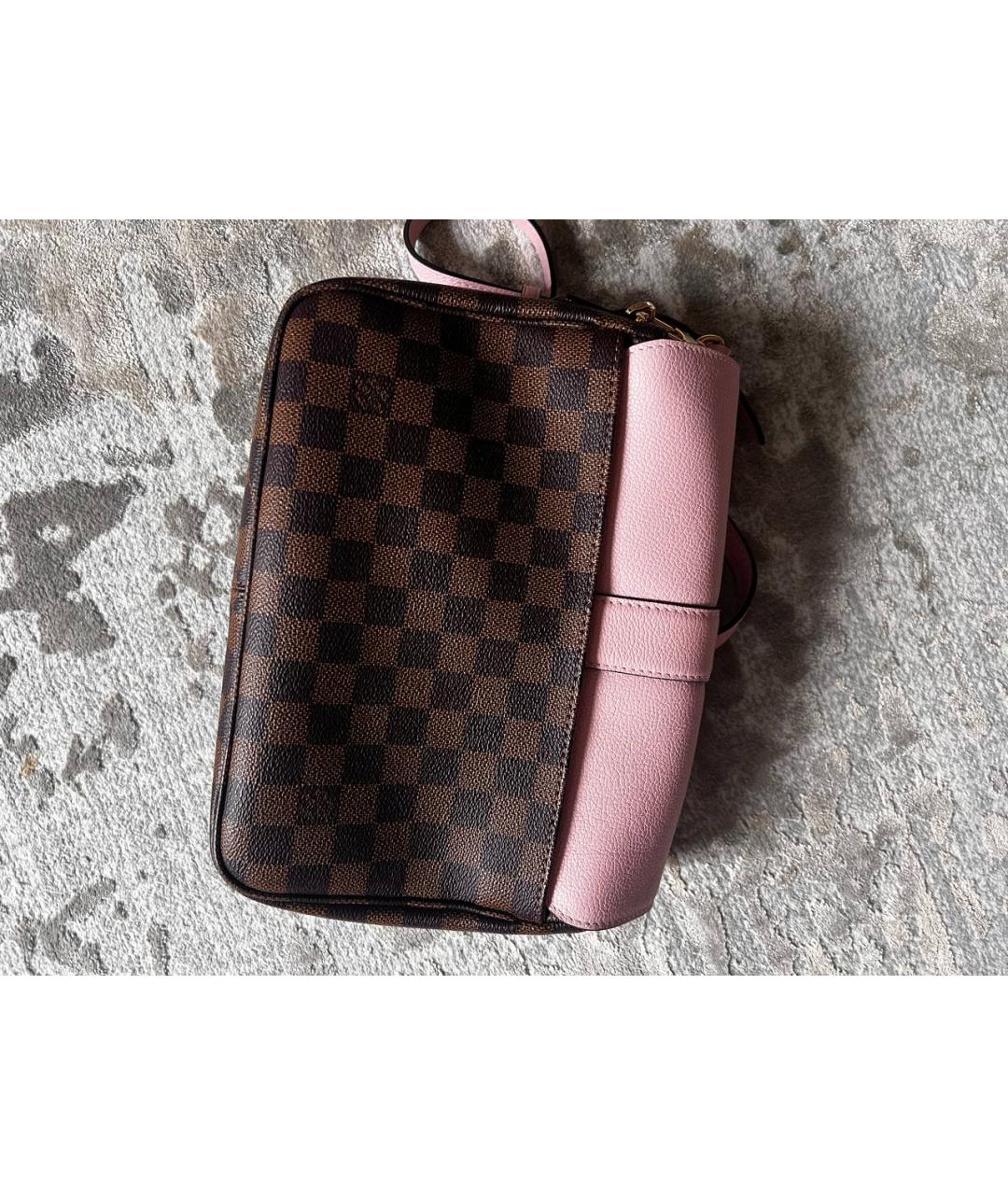 LOUIS VUITTON Розовая кожаная сумка через плечо, фото 2