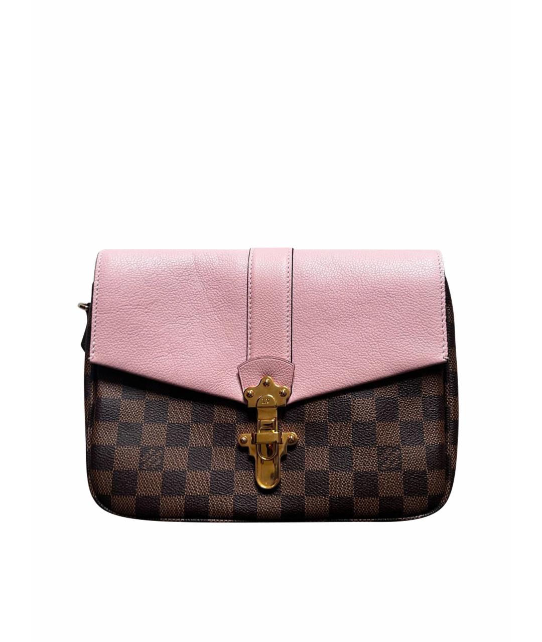 LOUIS VUITTON Розовая кожаная сумка через плечо, фото 1
