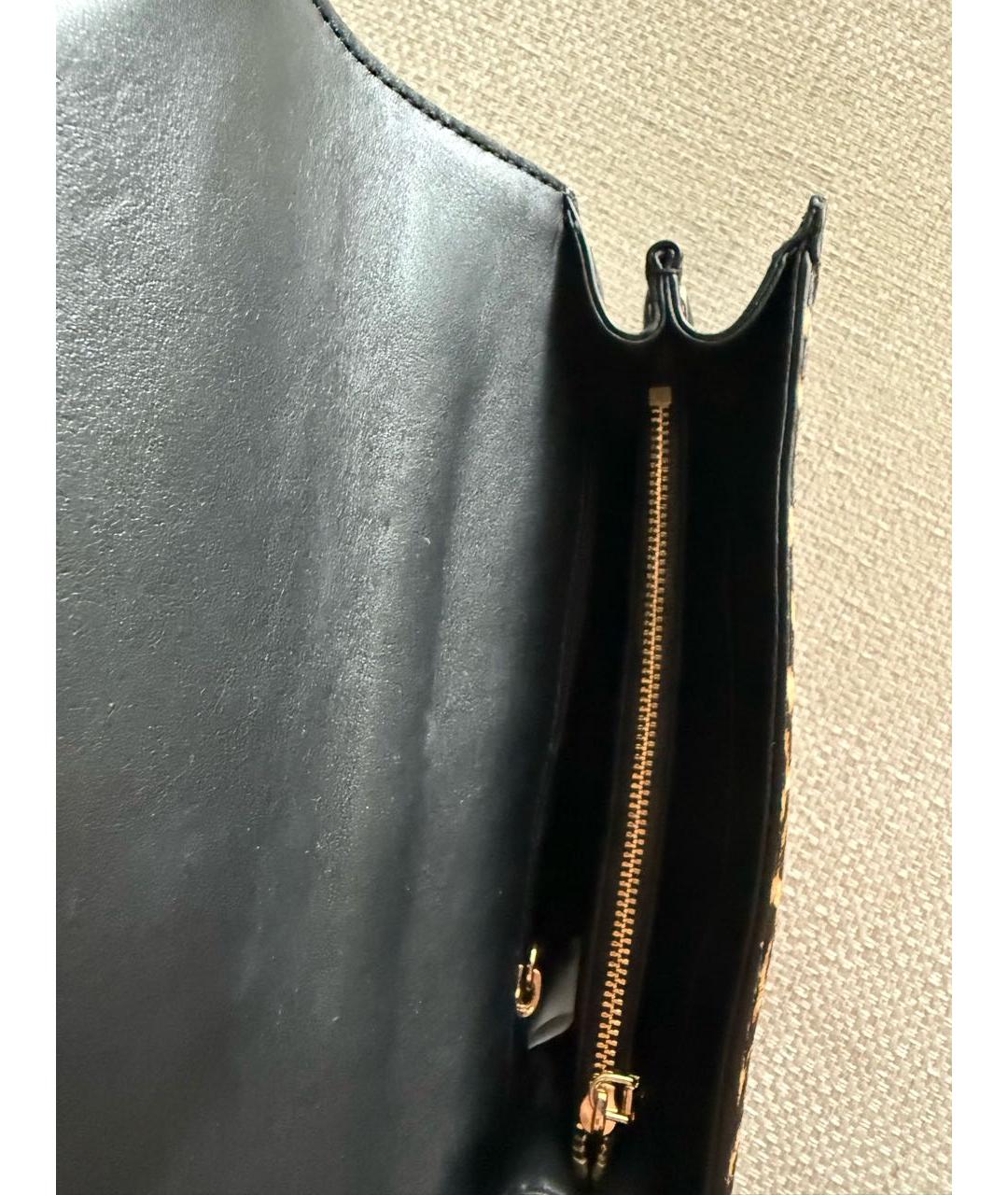 MICHAEL MICHAEL KORS Коричневая меховая сумка через плечо, фото 4