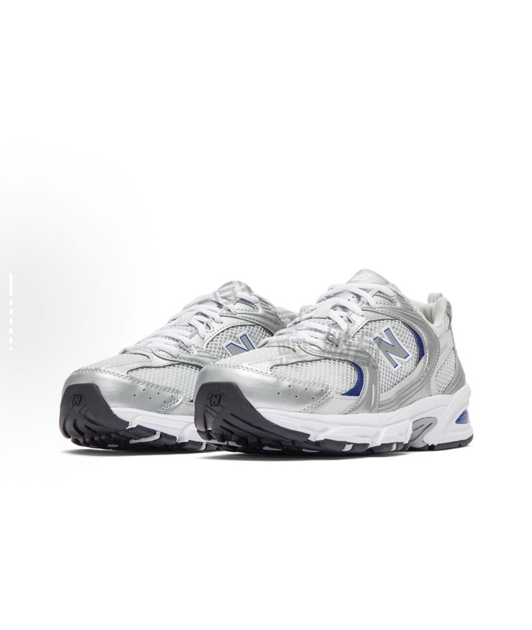 NEW BALANCE Серебряные низкие кроссовки / кеды, фото 3